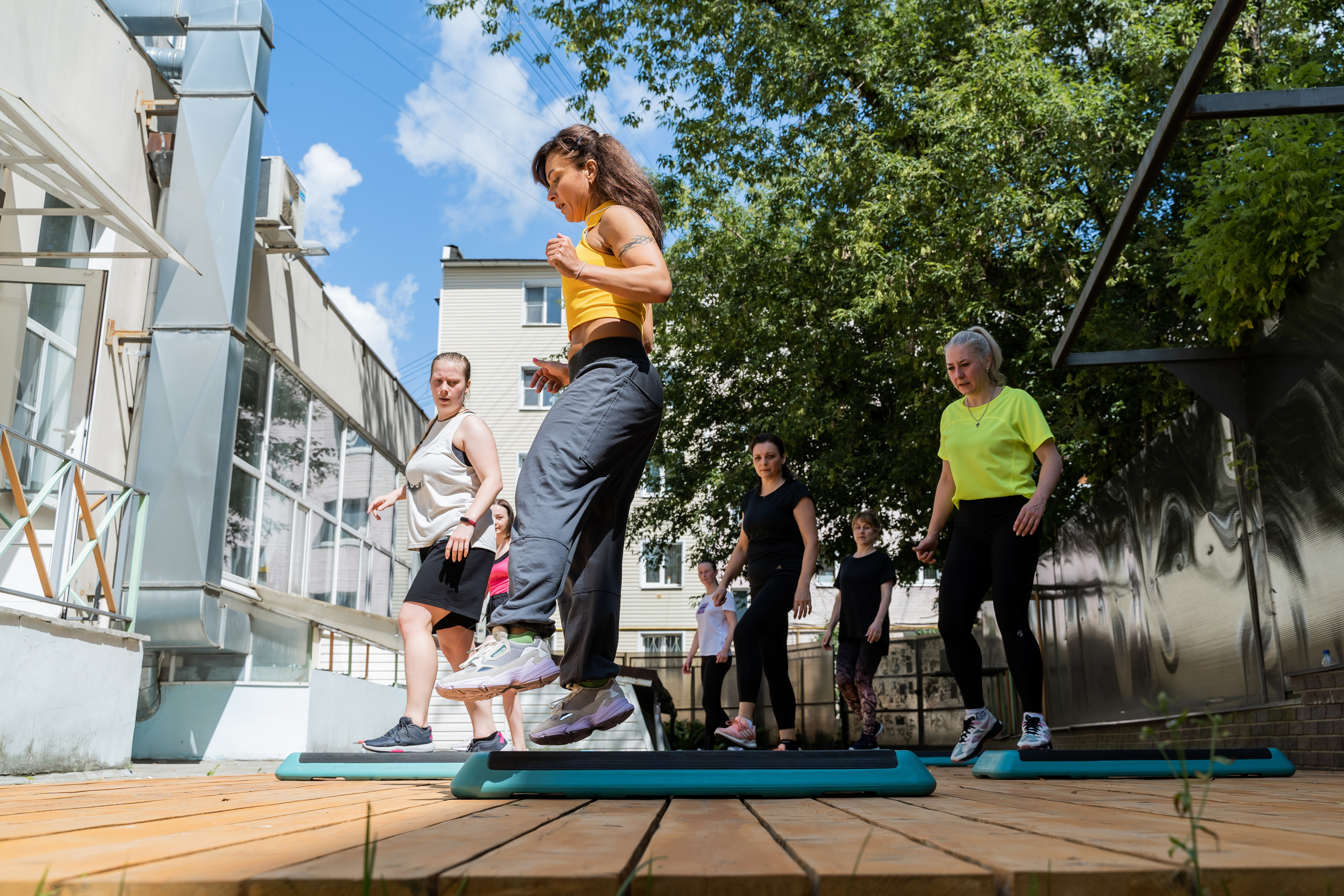 Тренировка «Степ». Фотограф Алина Филимонова Тверь