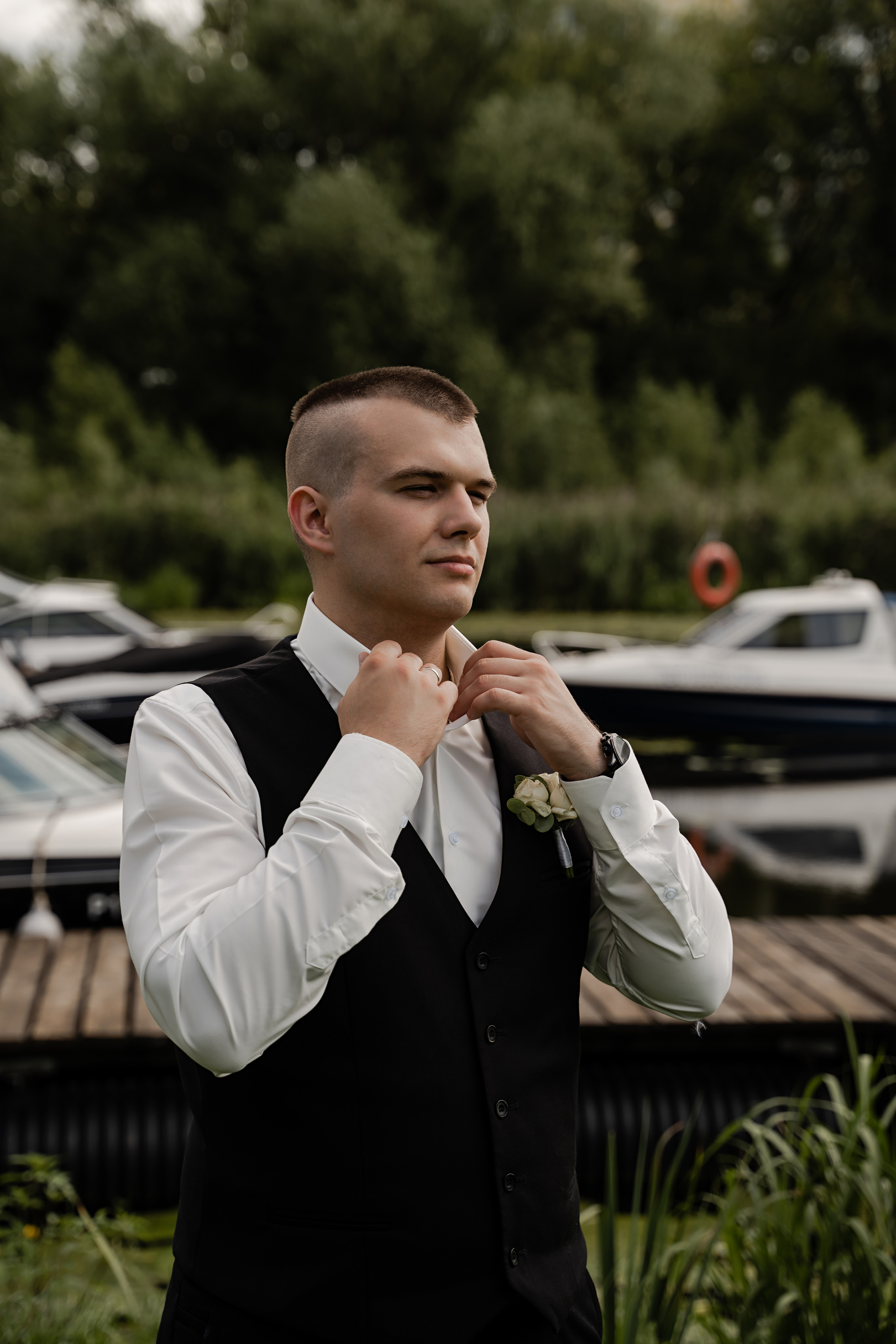 Элина и Юрий / Причал. Фотограф Алина Филимонова Тверь