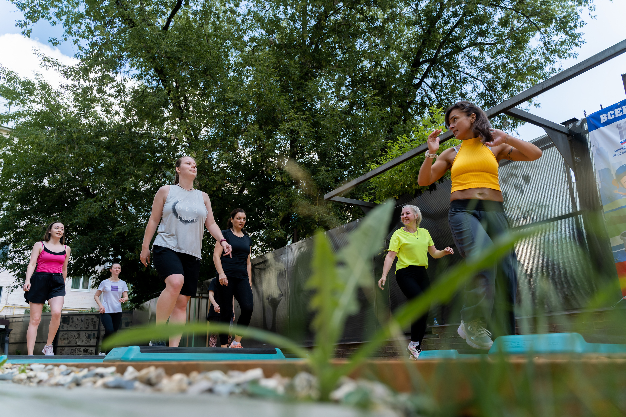 Тренировка «Степ». Фотограф Алина Филимонова Тверь