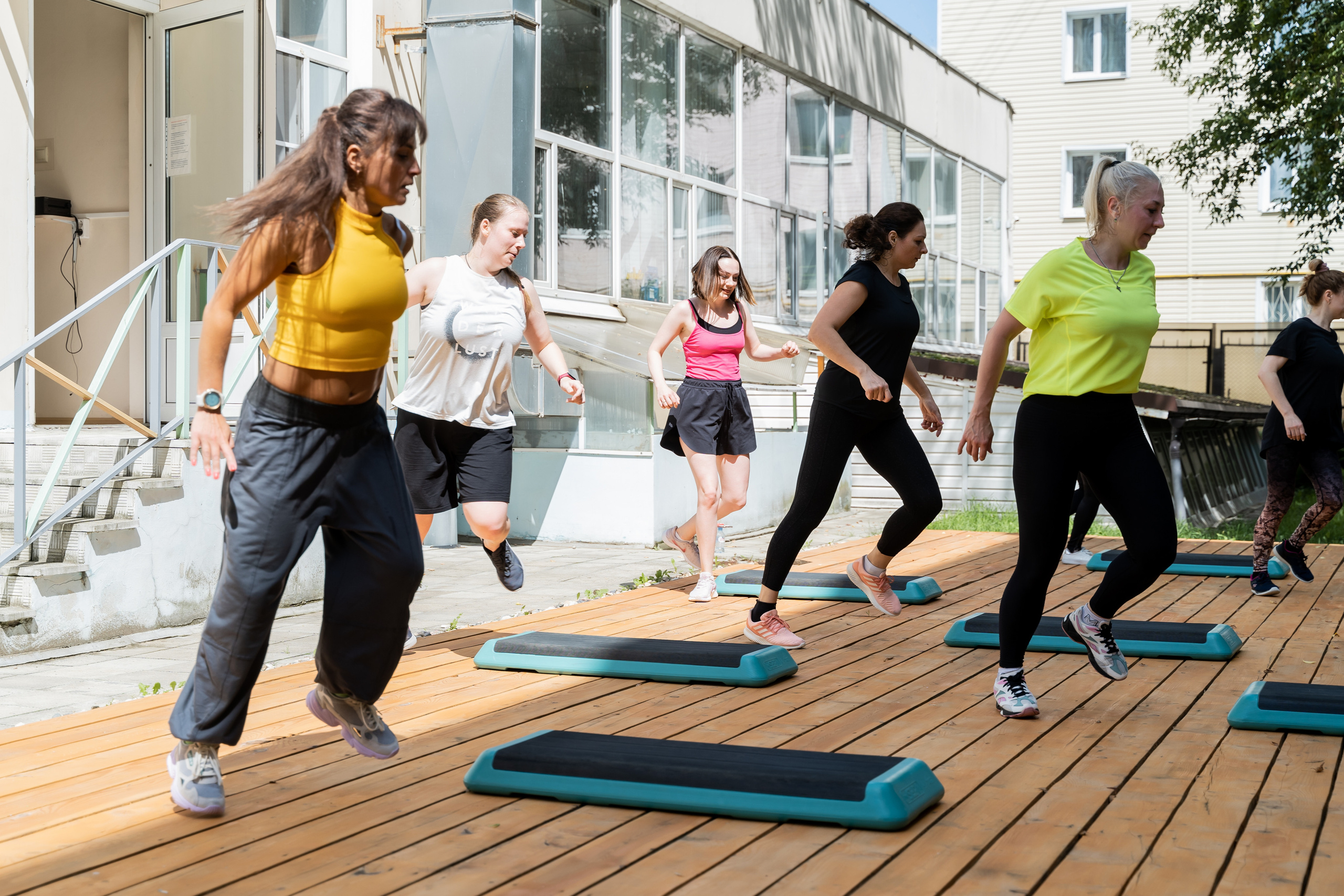 Тренировка «Степ». Фотограф Алина Филимонова Тверь