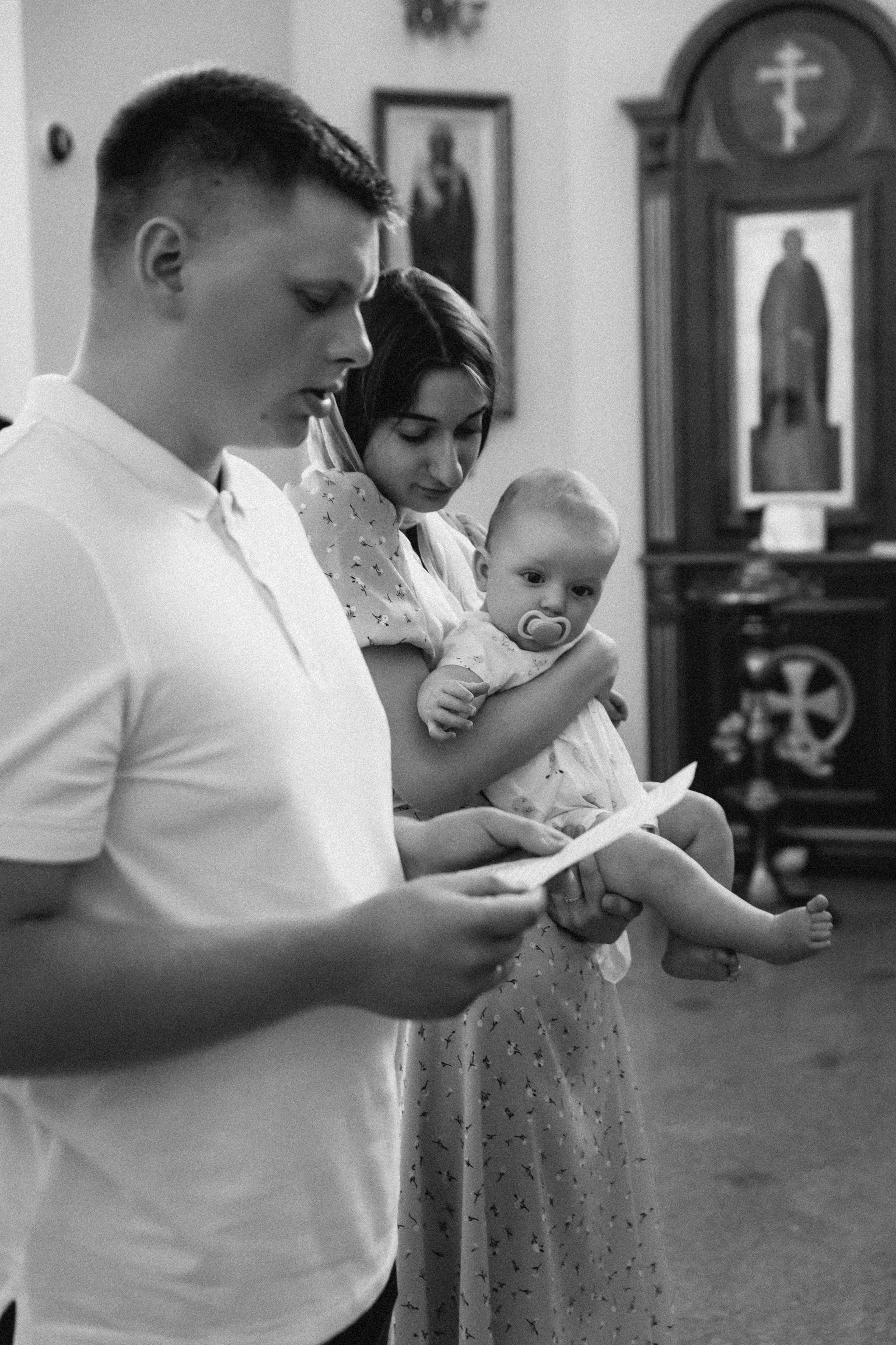 Крещение Роберта. Семейный фотограф Минск Усова Ольга