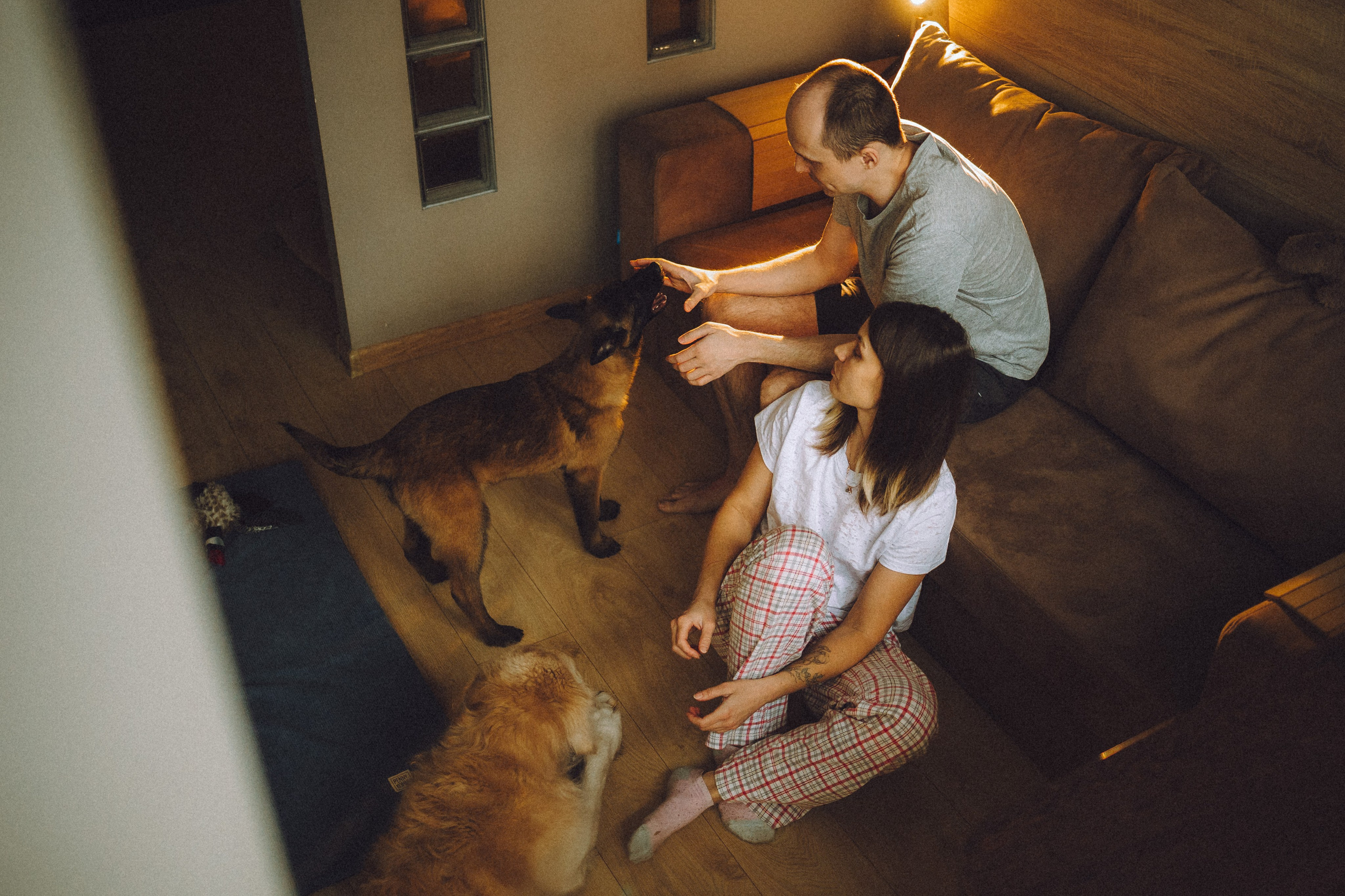 Ира, Андрей, Бэлла и Панда