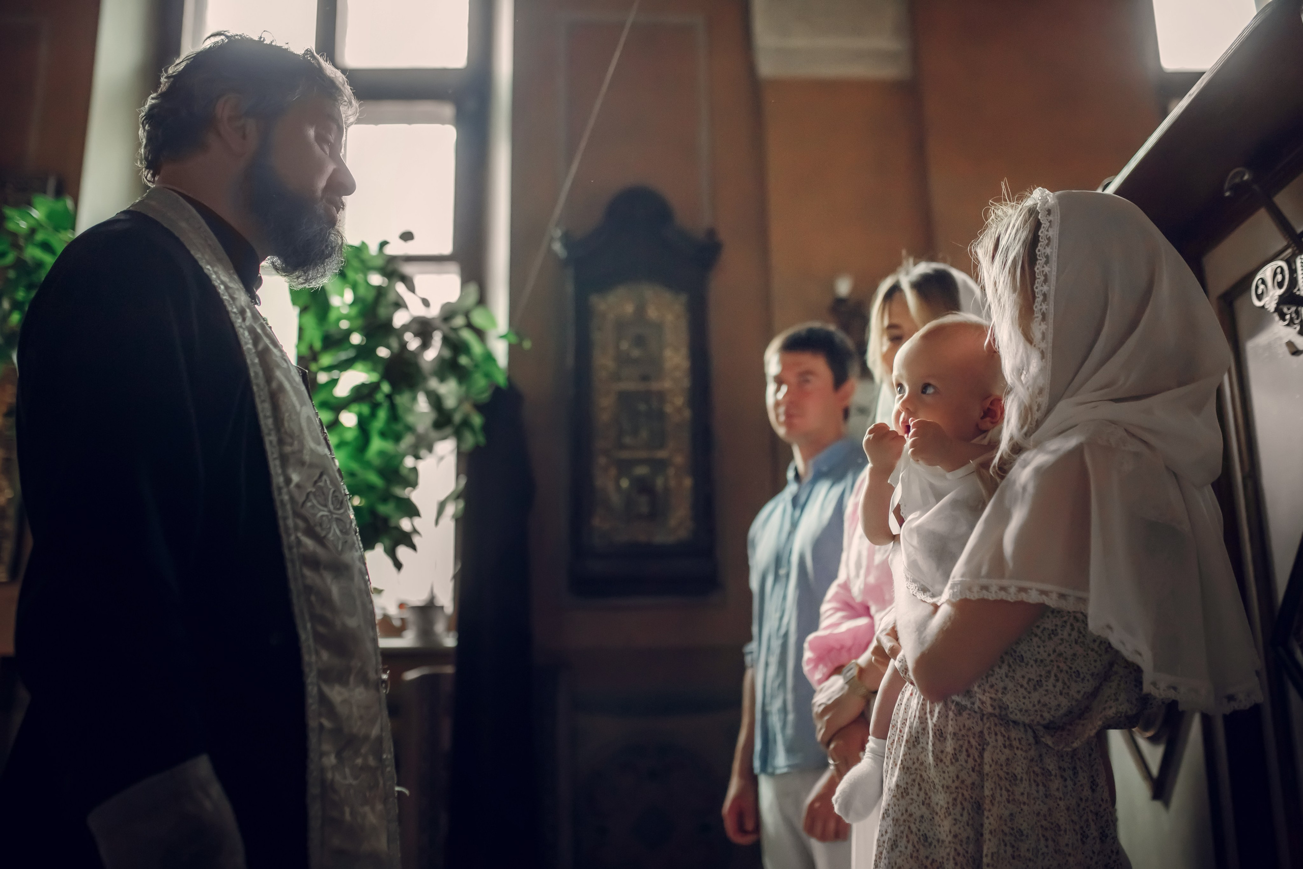 Крещение Бориса. Фотограф на Крещение, семейный фотограф в Москве