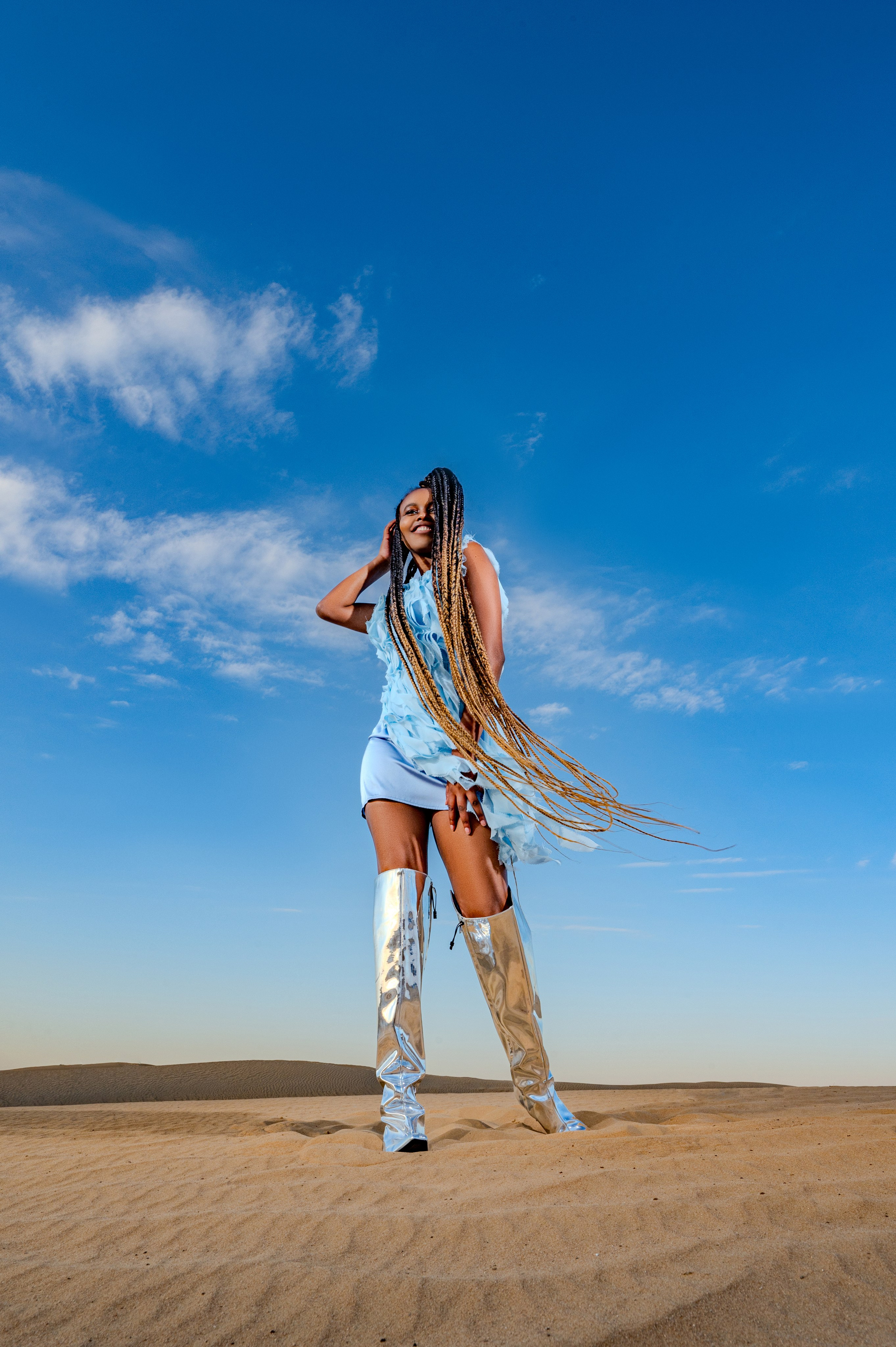 Esther blue sky. Коммерческий фотограф Москва /Дубай, эксклюзивные фэшн фотосессии