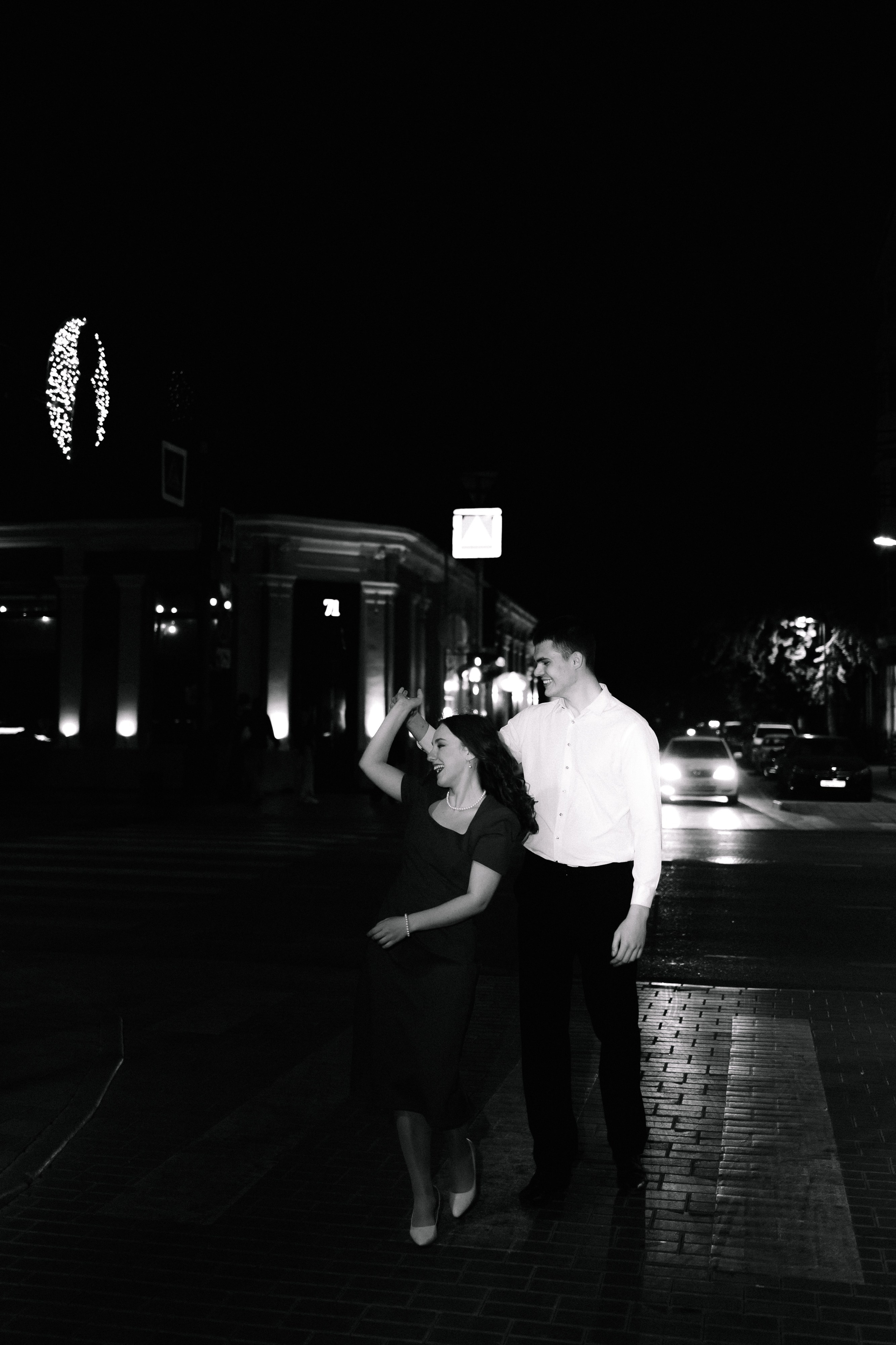 Лёша и Соня. Ночной Краснодар. Семейный фотограф в Краснодаре Храмова Анна