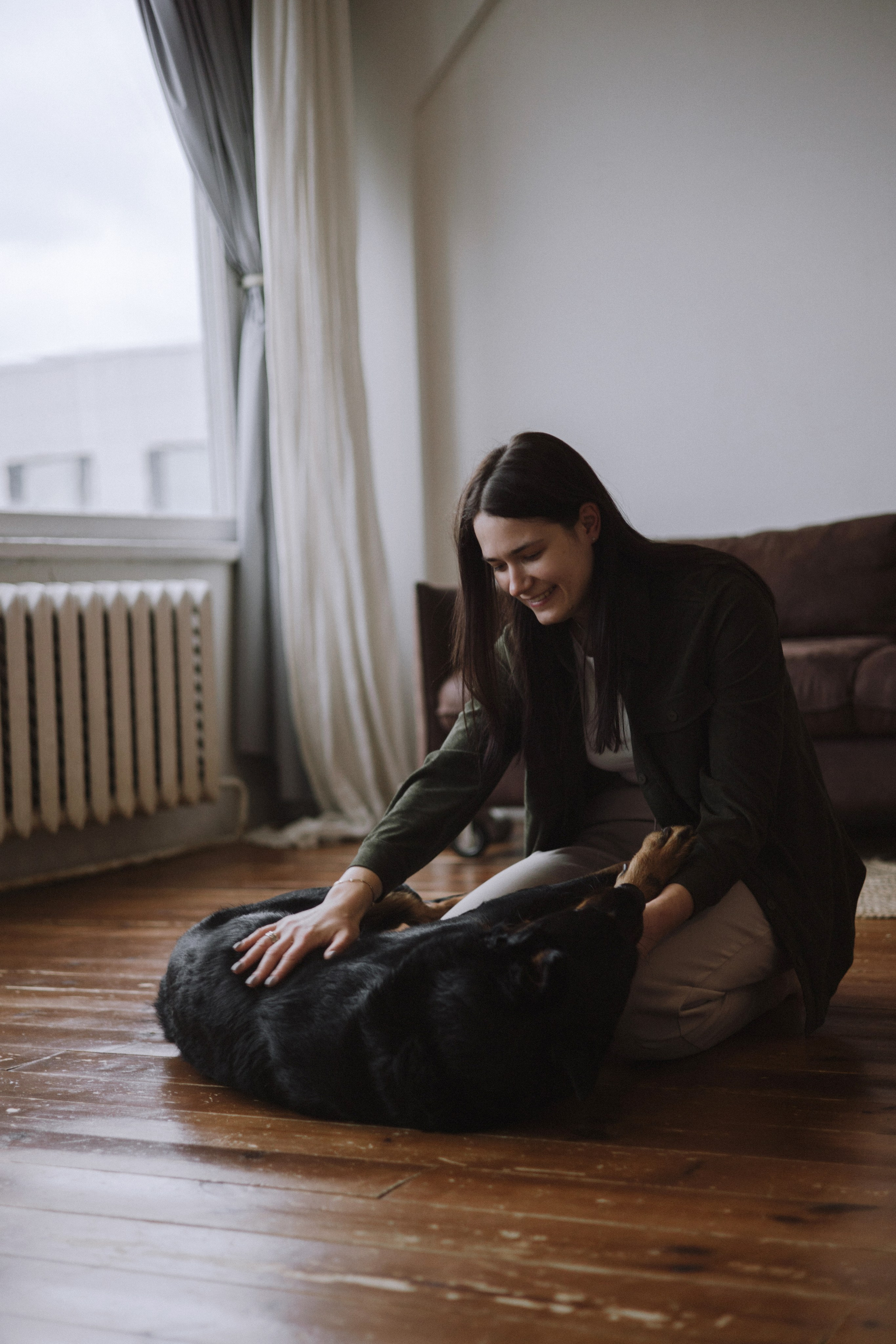 Полина и Зевс. Фотограф-анималист Богданова Полина