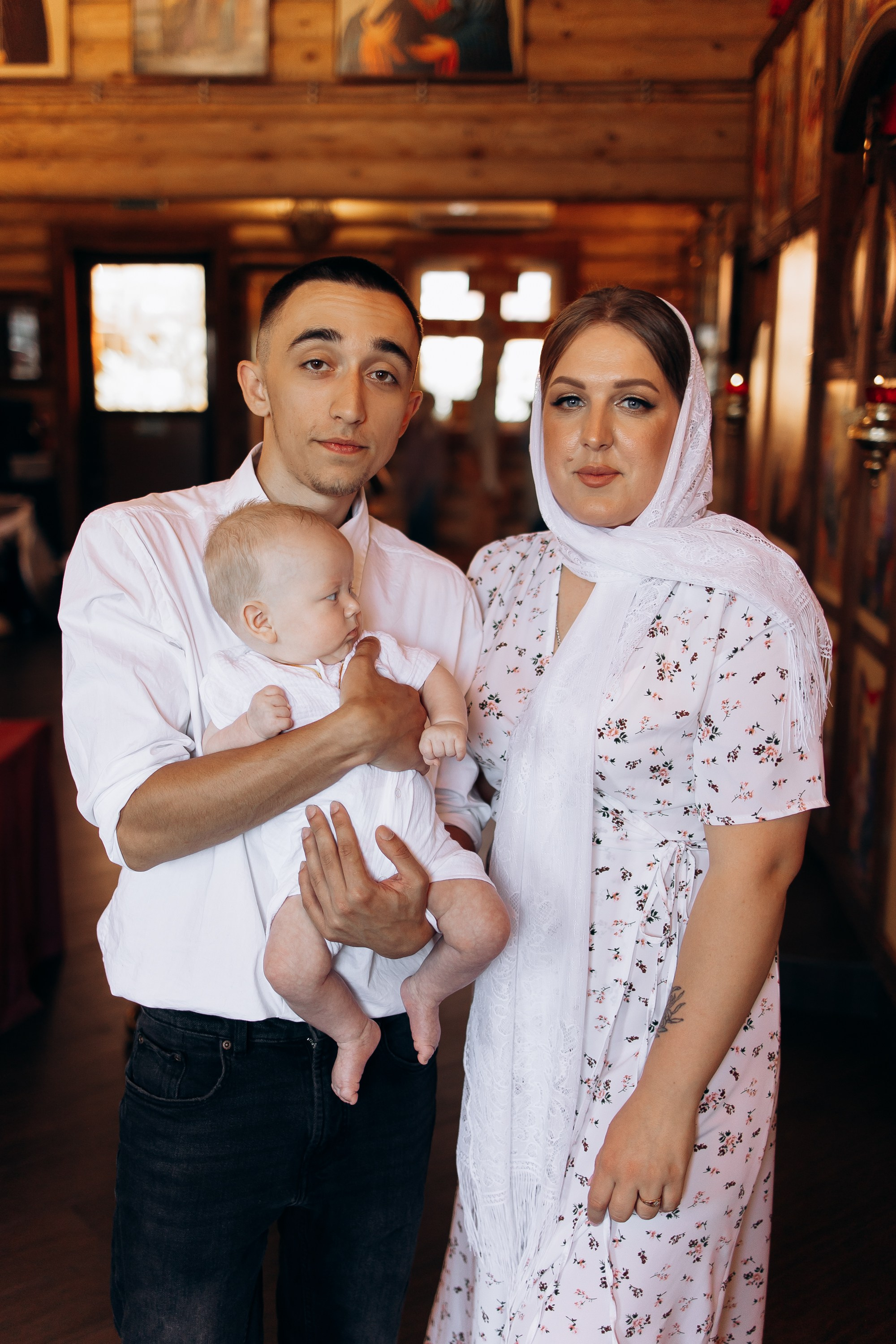 Таинство Крещения Михаила. Семейный фотограф в Краснодаре Храмова Анна