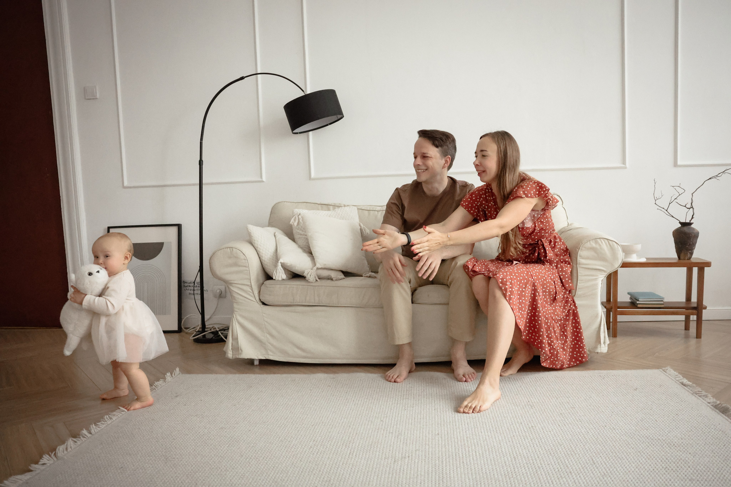 Малышка Ми с родителями. Ваш семейный newborn и lifestyle фотограф в СПБ Наталья Журавлева