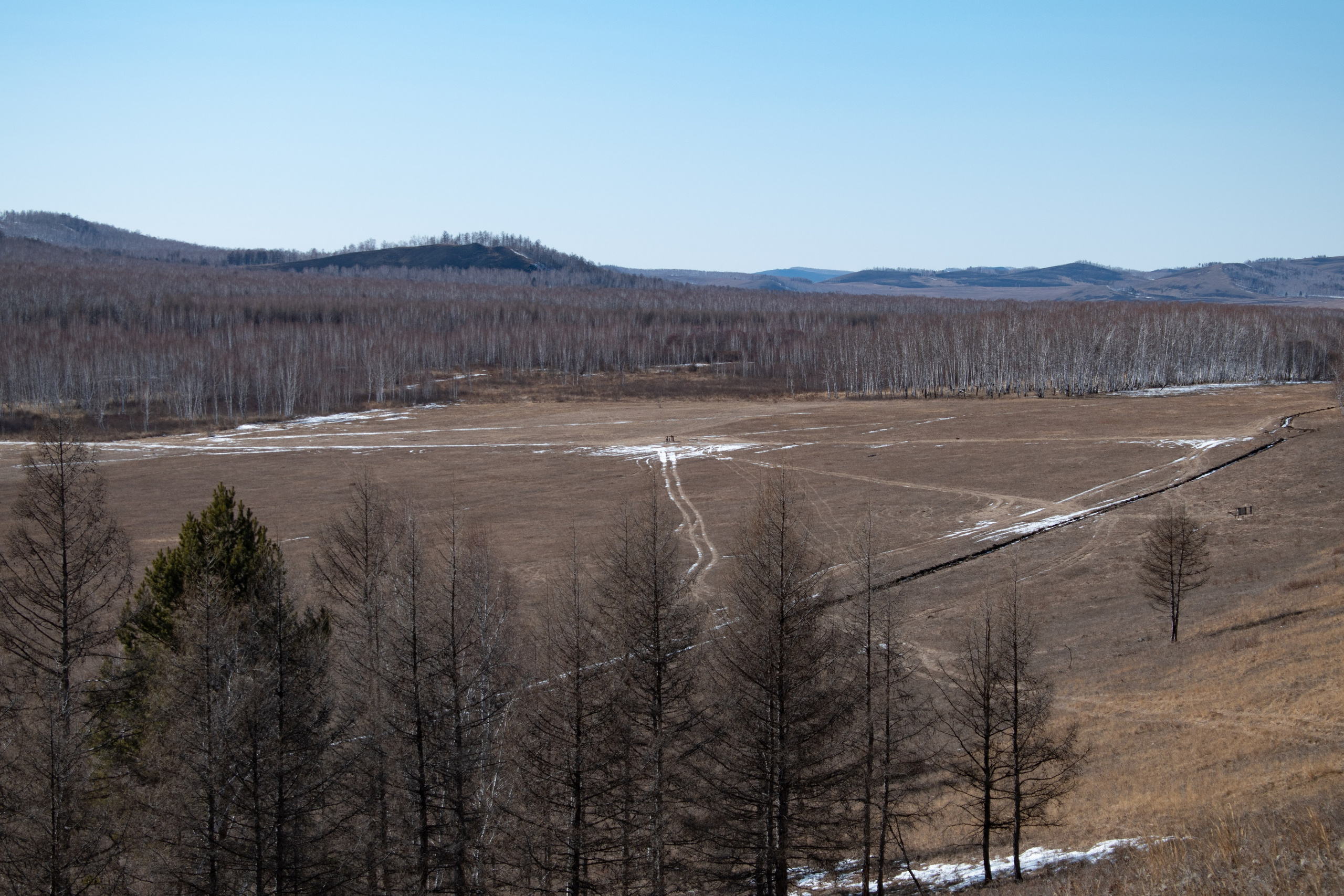 Окрестности села Шелоопугино, аэропорт. Апрель 2024 года. Фотограф. Шелопугино, Забайкальский край