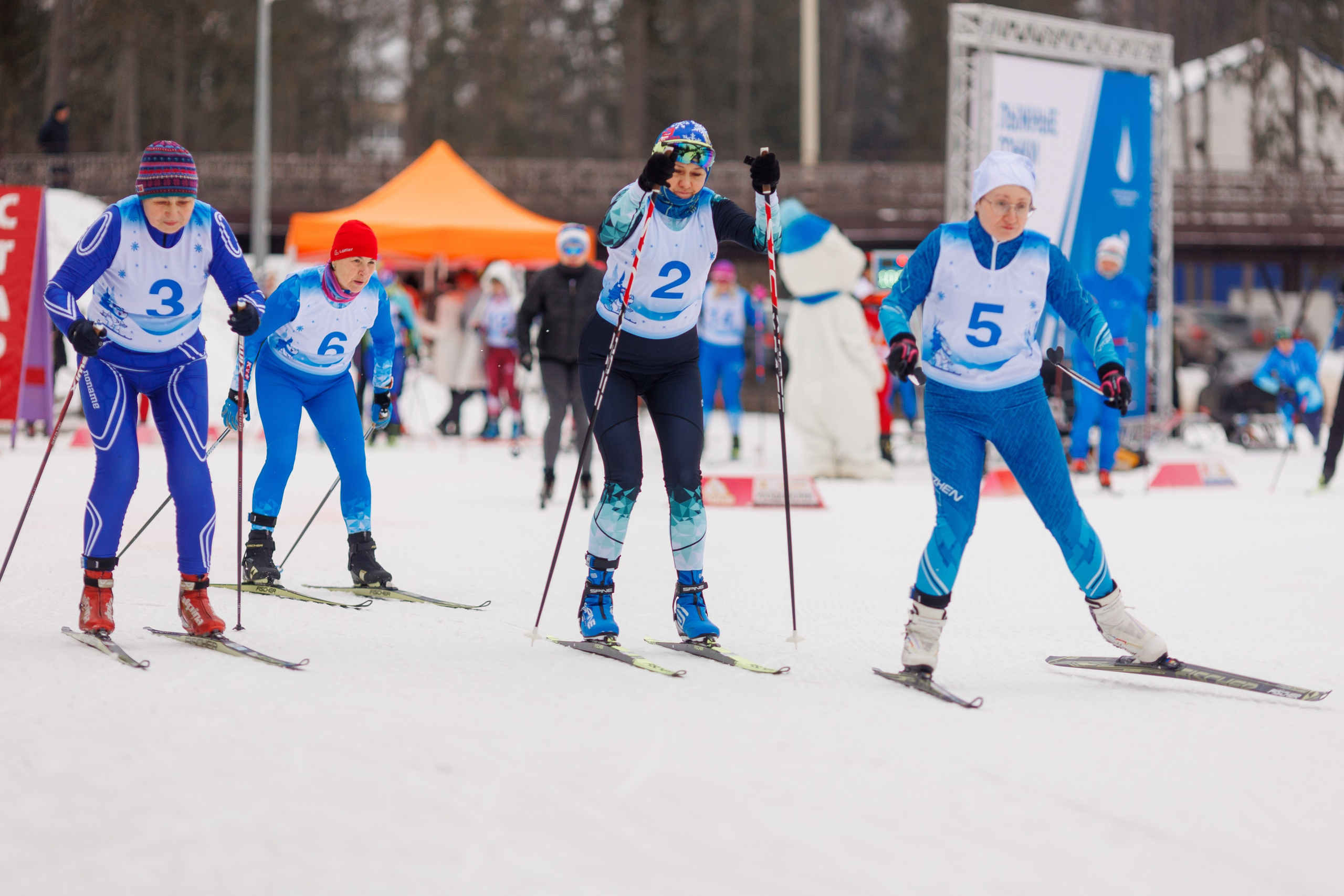 Фотосъемка лыжной гонки. Репортажный фотограф Борис Геер