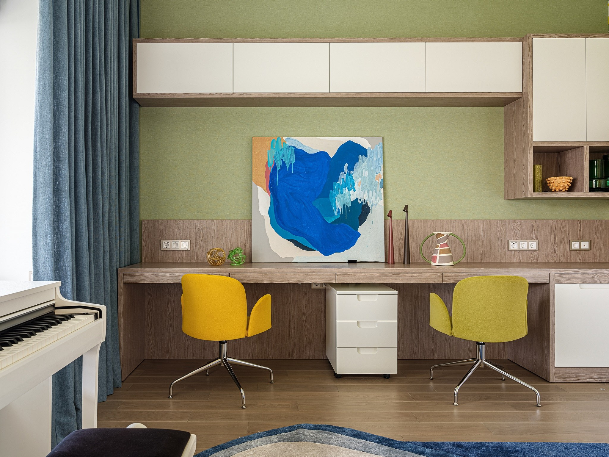 Квартира: дизайн Екатерина Митрошина, Анна Оробинская и Наталья Боник, съемка для Трио-интерьер. Фотограф Василий Буланов