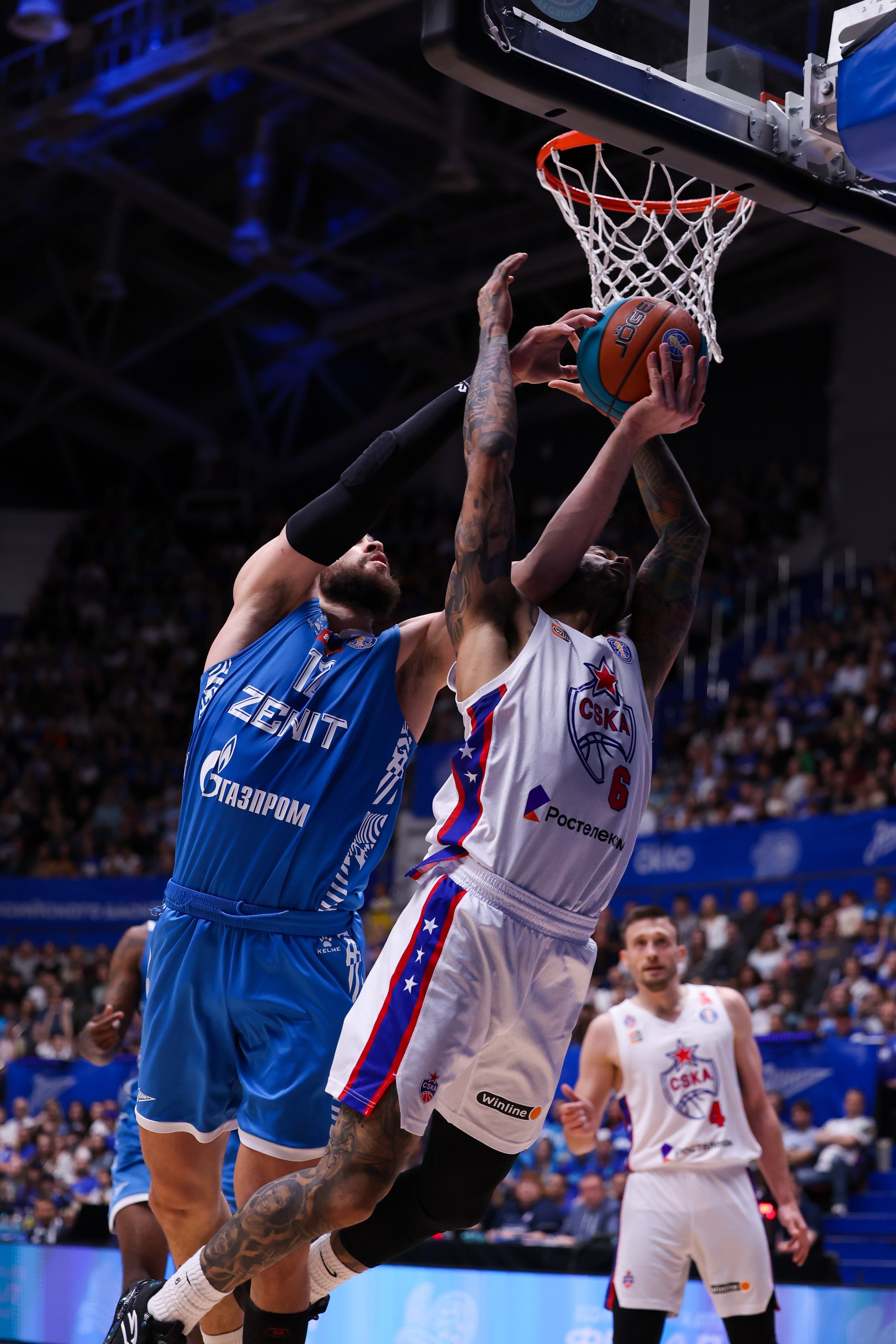 БК «Зенит» — ПБК «ЦСКА» финал ЕЛ ВТБ 5 игра 06.06.2025. Спортивный и репортажный фотограф Антон Тереханов