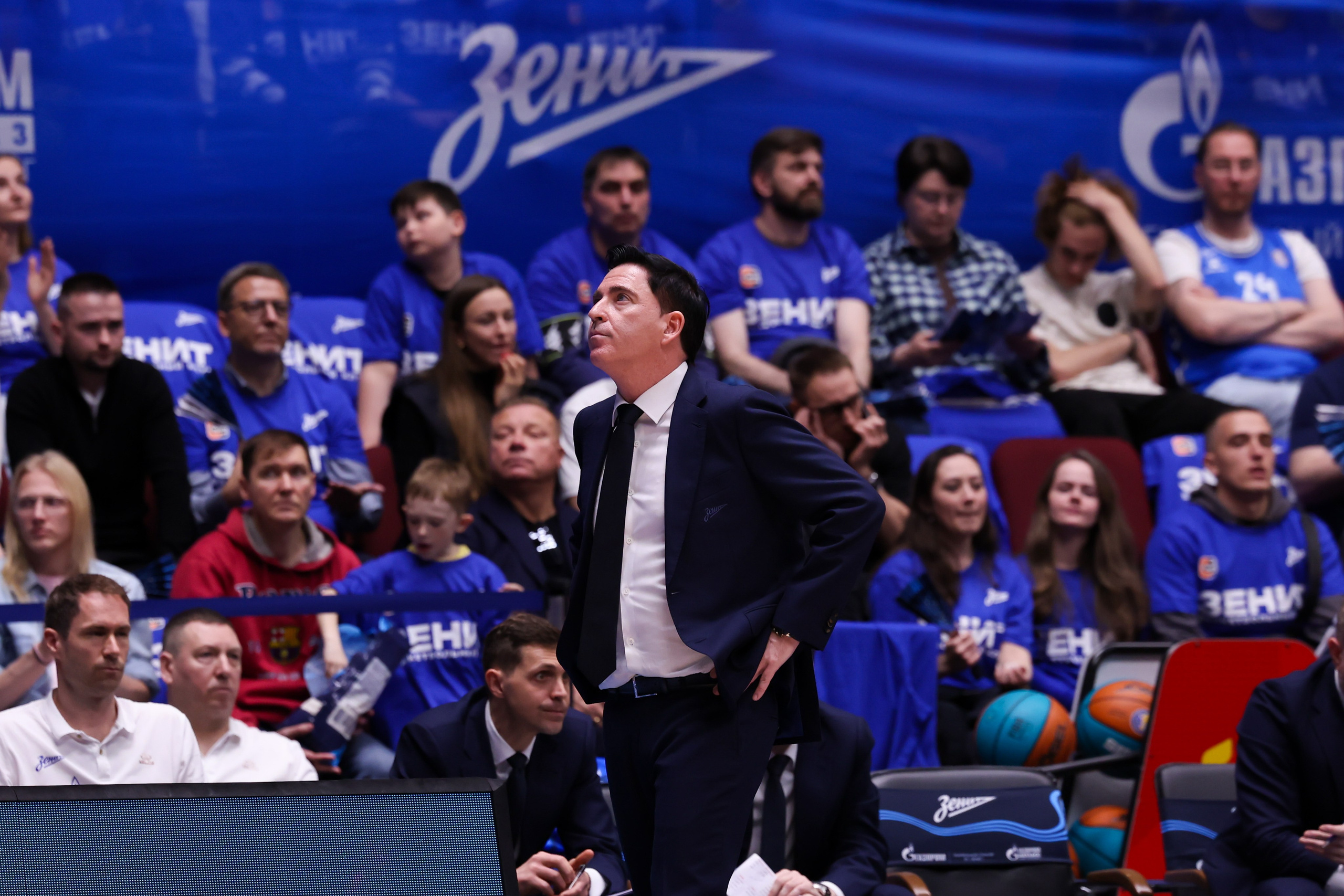 БК «Зенит» — БК «ЦСКА» финал ЕЛ ВТБ 1 игра 27.05.2025. Спортивный и репортажный фотограф Антон Тереханов