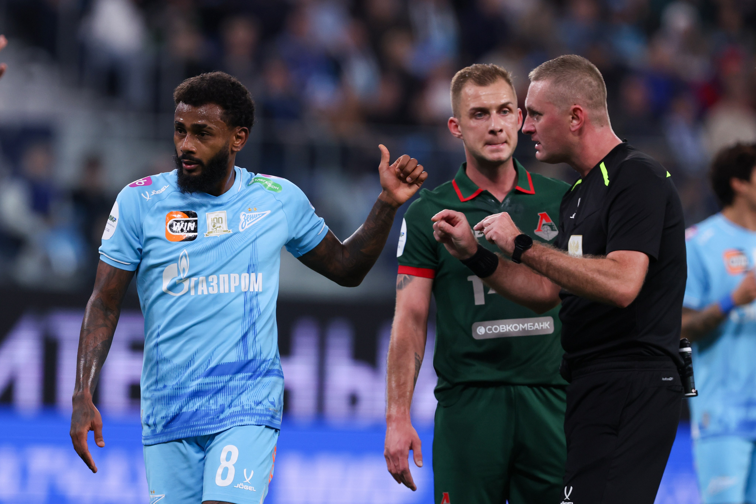 ФК «Зенит» — ФК «Локомотив» 14 тур РПЛ 01.11.2025. Спортивный и репортажный фотограф Антон Тереханов