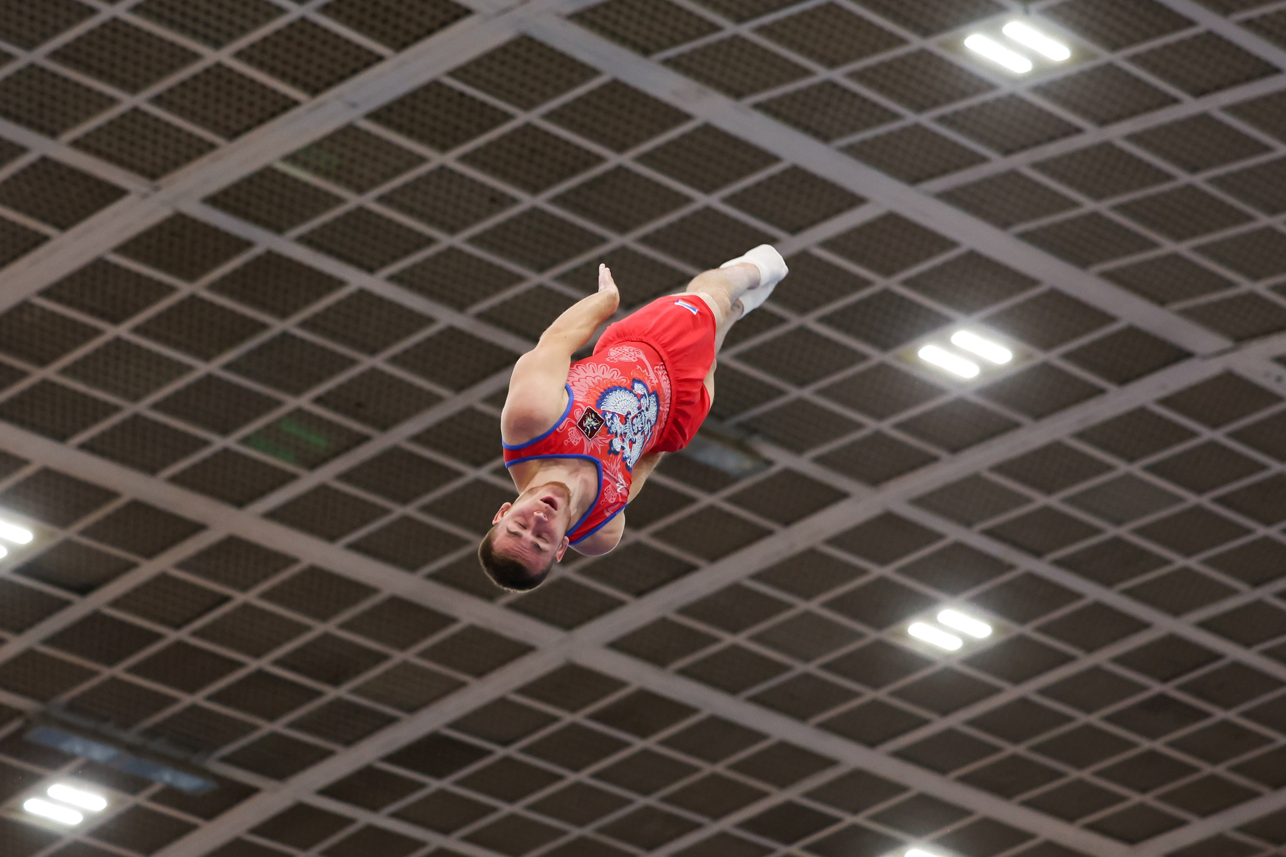 Командный чемпионат России по прыжкам на батуте 20-23.09.2024 года. Спортивный и репортажный фотограф Антон Тереханов