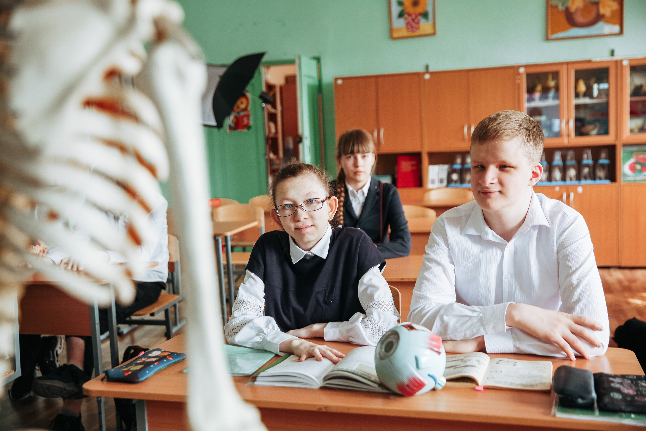 Старшеклассники в школе. Фотограф в Москве Наталья Антипина