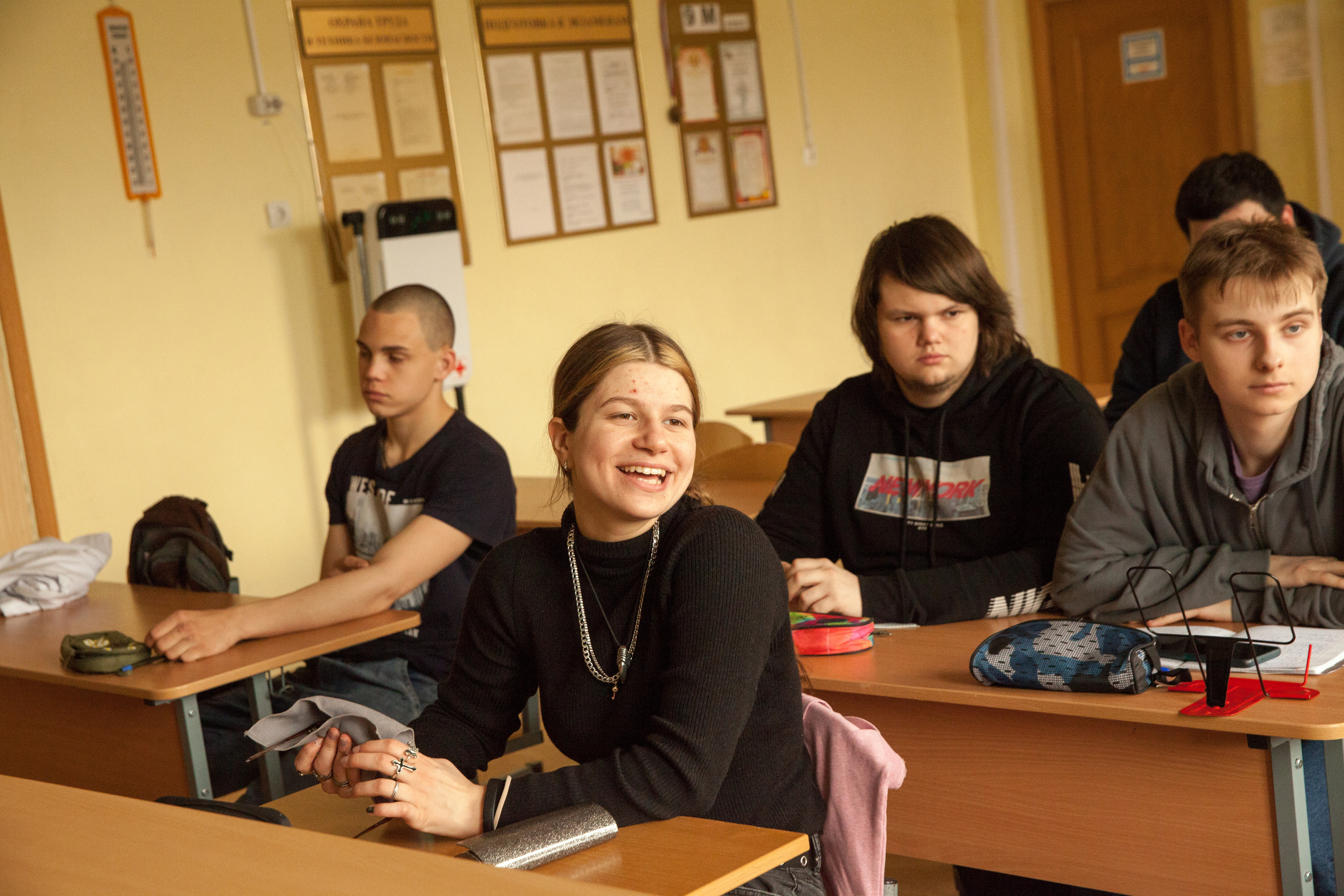 Старшеклассники в школе. Фотограф в Москве Наталья Антипина