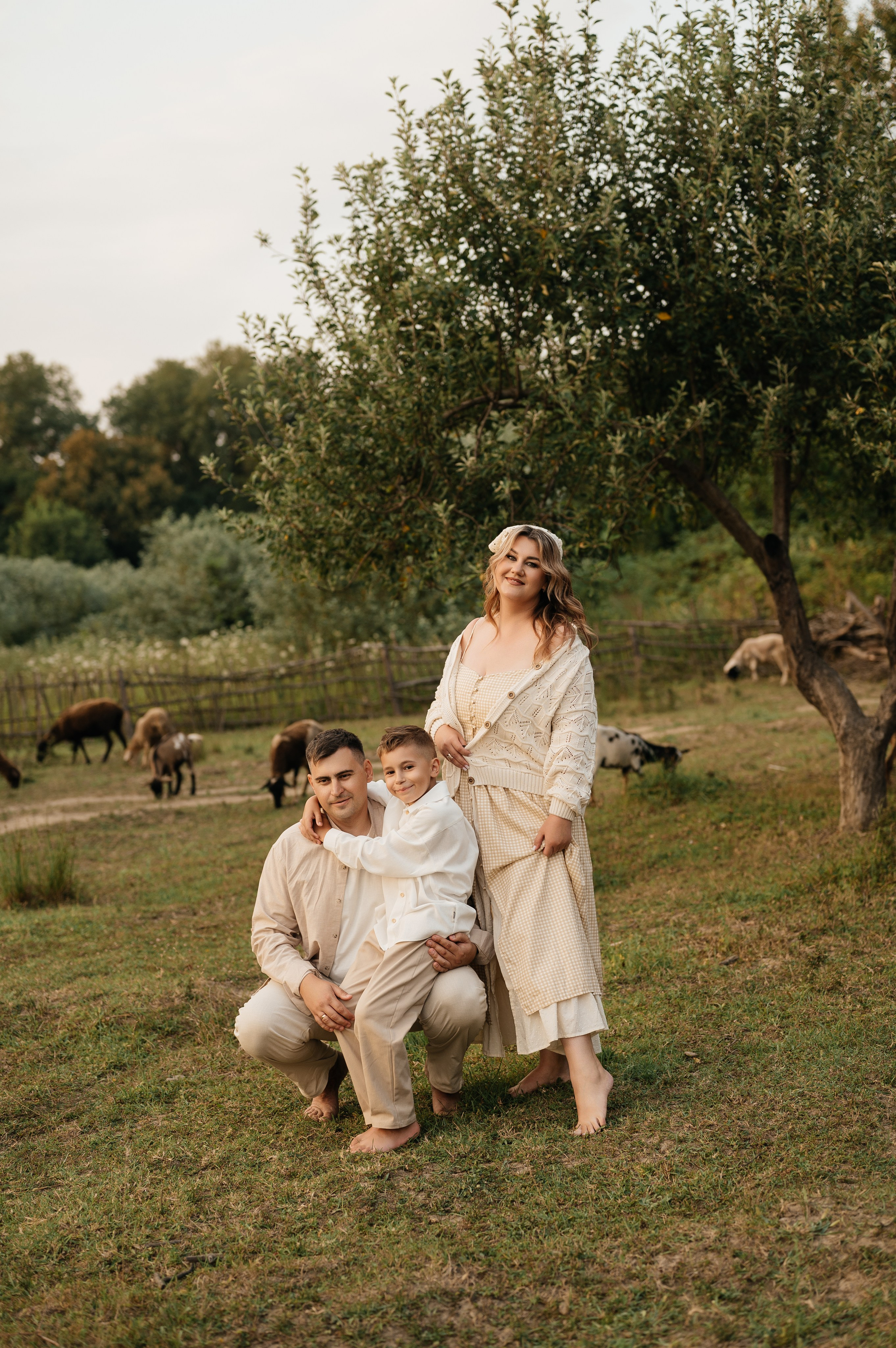 Семейная фотосессия на ферме. Свадебный и семейный фотограф в Краснодаре Алина Мельник