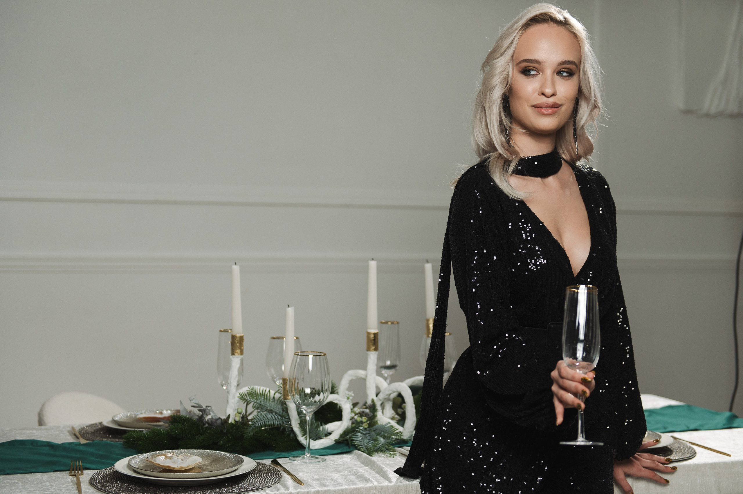 Новогодняя фотосессия в студии. Екатерина Бакурова — контент фотограф, женский фотограф в Краснодаре