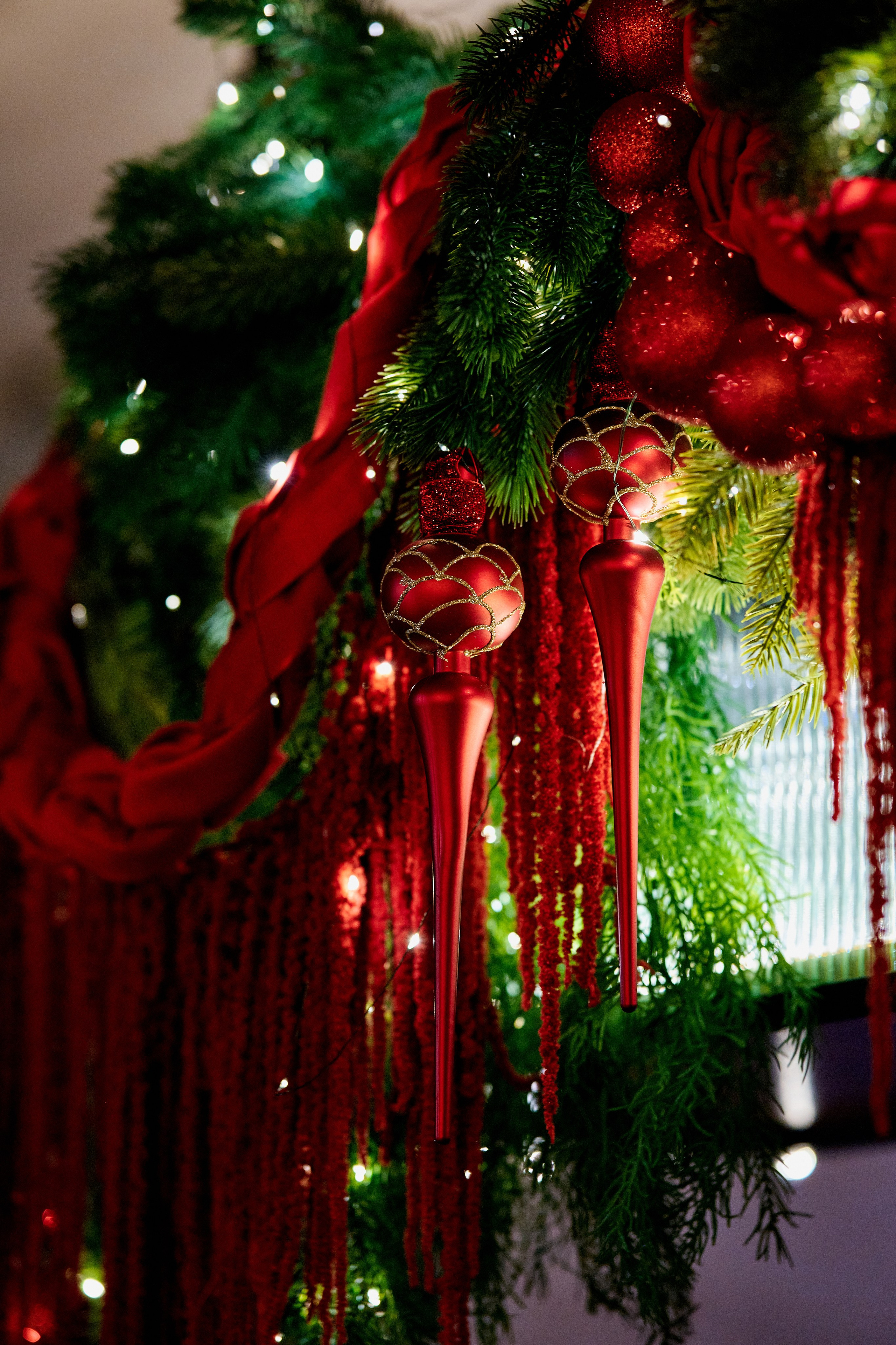 Новогодний декор ресторана Альбатрос. Фотограф Таганрог Анна Трайжон