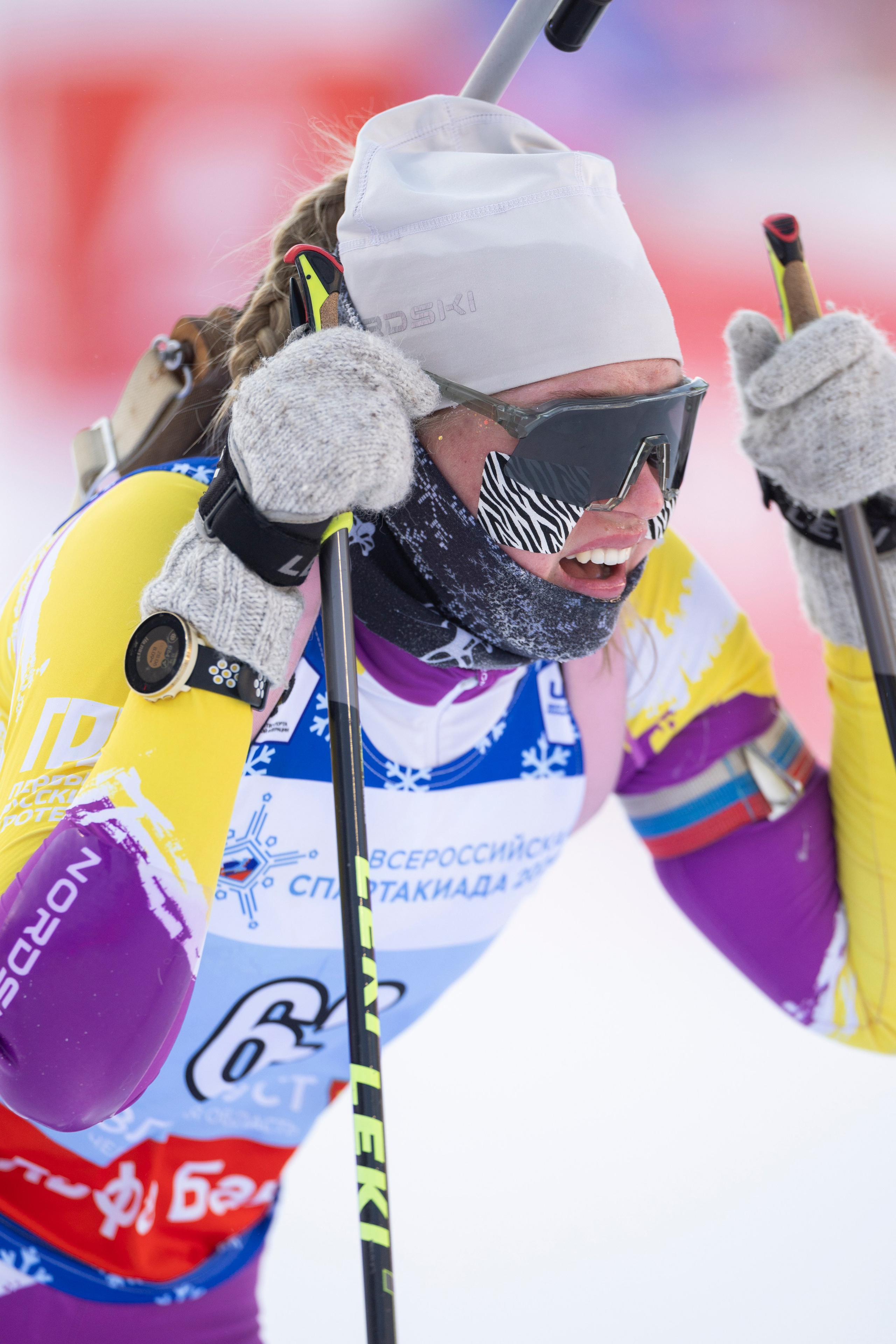 Всероссийская спартакиада по биатлону. Спринт. Женщины. Спортивный репортажный фотограф Казань Нафис Сиразетдинов