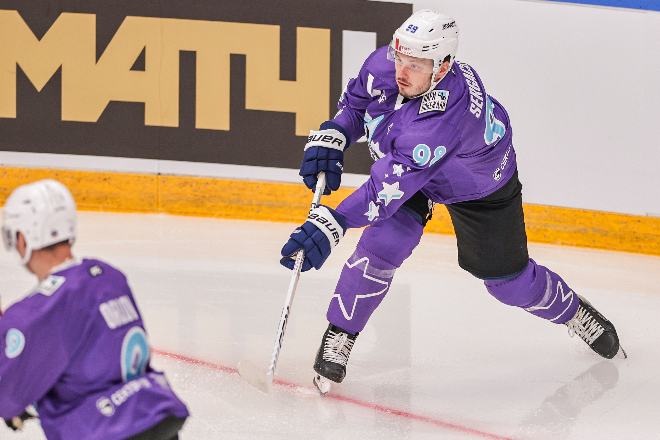 Матч года 2024: Игроки НХЛ против Игроков КХЛ. Спортивный репортажный фотограф Казань Нафис Сиразетдинов