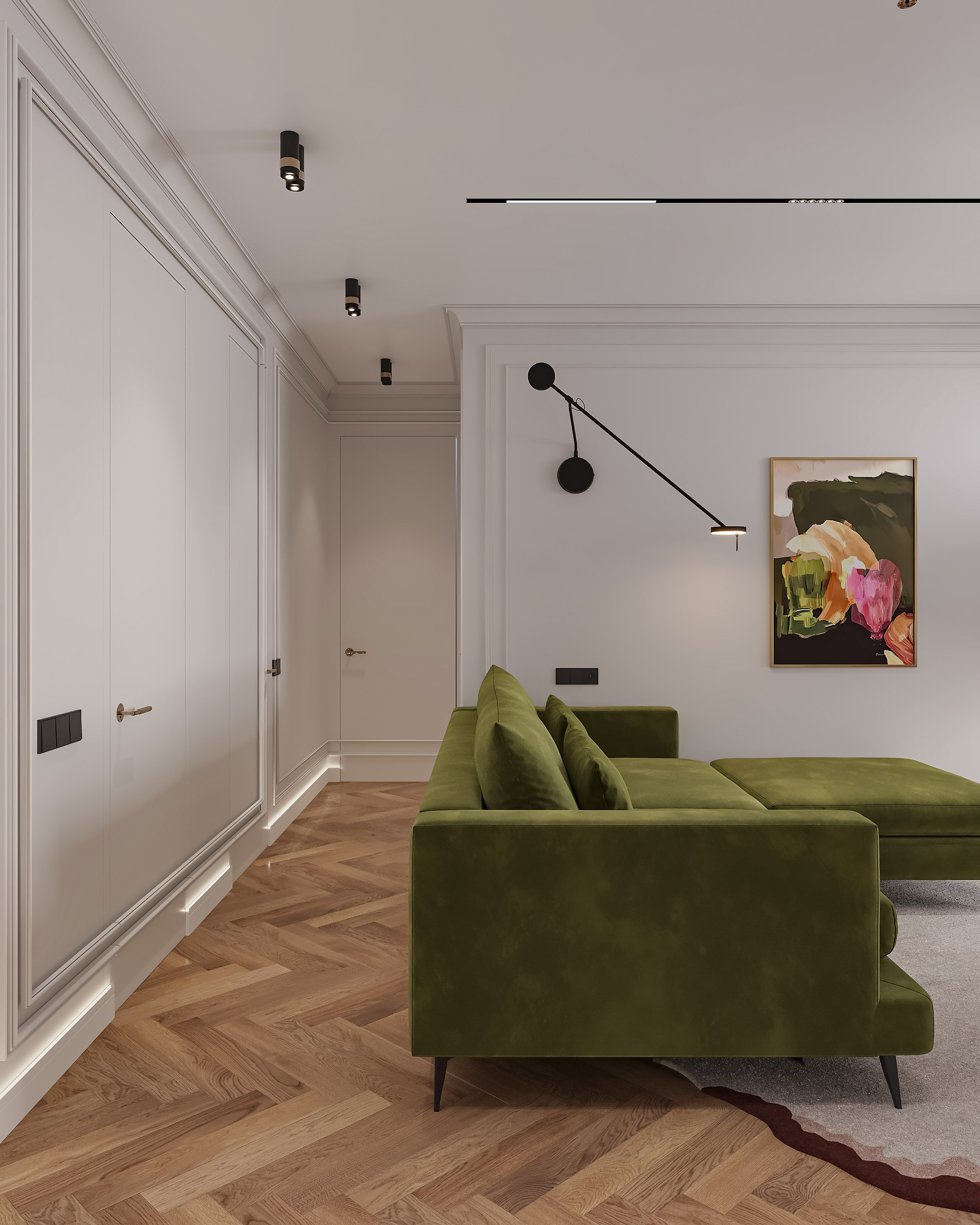 Квартира 60 м². 3Д-Визуализация Наталья Макогонова