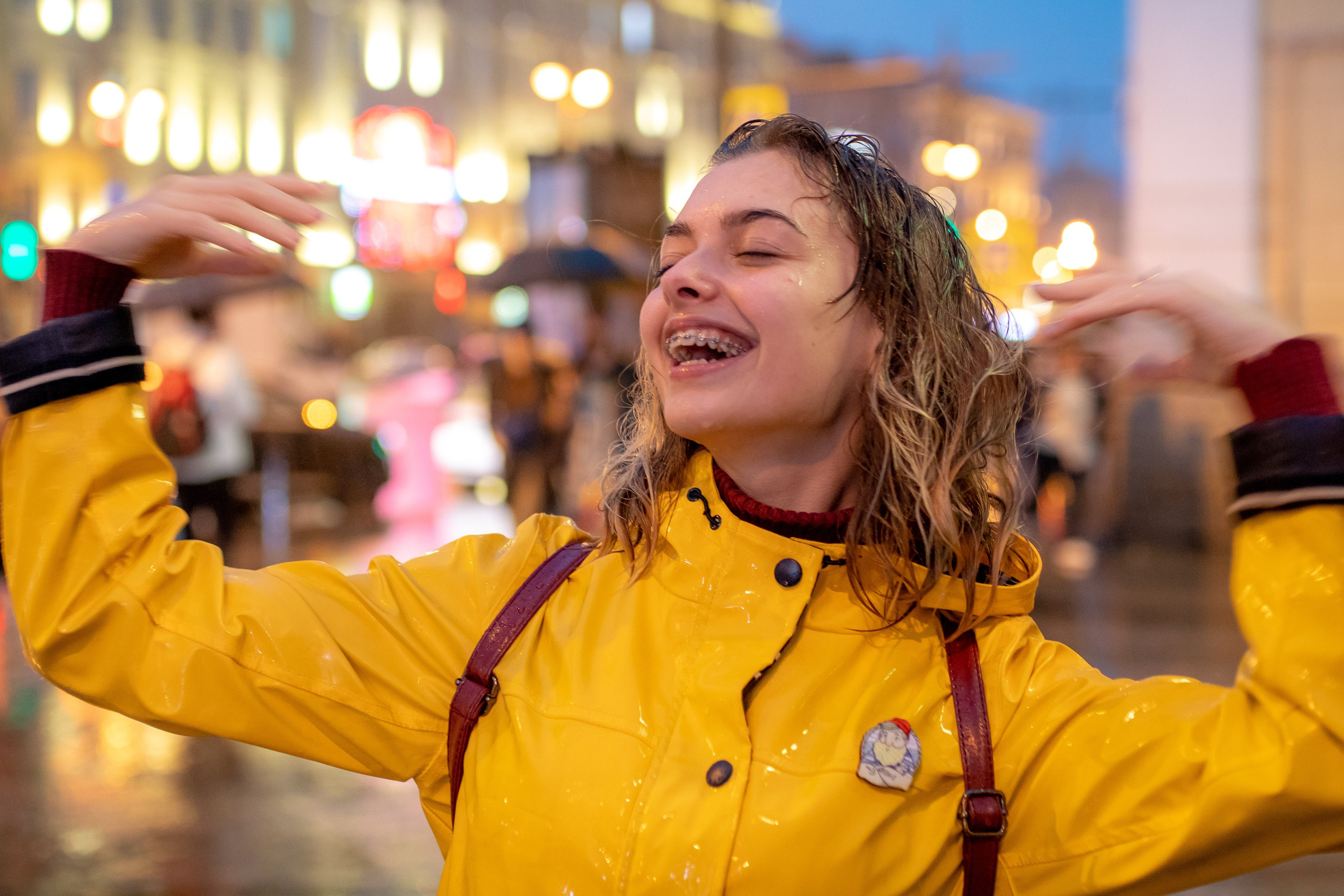 Лида. Дождь. Портретный фотограф в Санкт-Петербурге Александр Быстрицкий