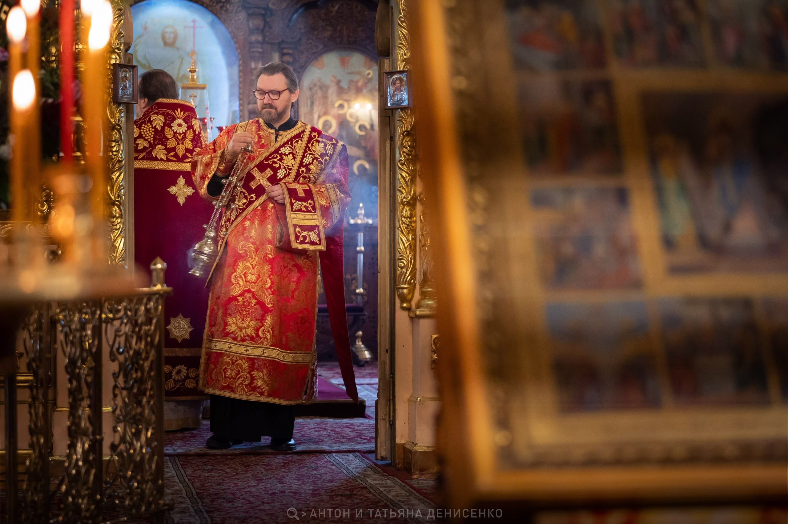 Храм Преображения Господня в Богородском. Антипасха. Антон и Татьяна Денисенко — В храме