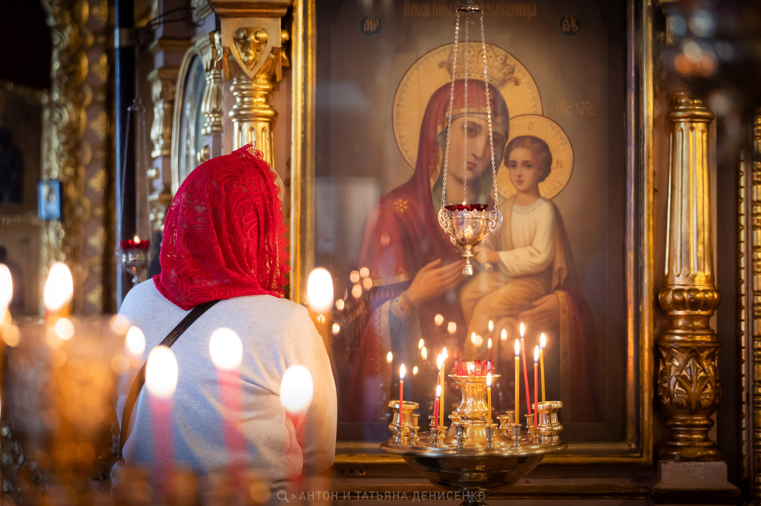 Храм Преображения Господня в Богородском. Антипасха. Антон и Татьяна Денисенко — В храме