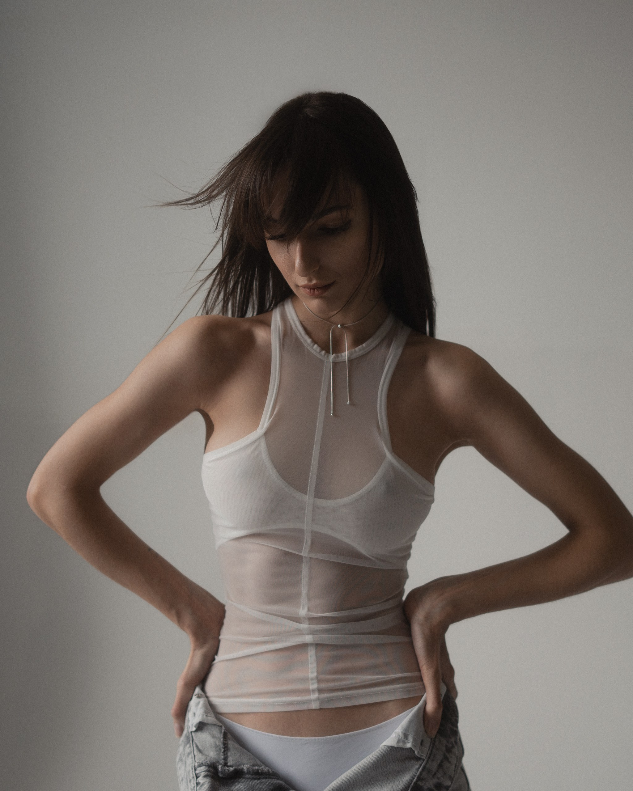 Фотосессия на циклораме с Ириной в студии DeLight