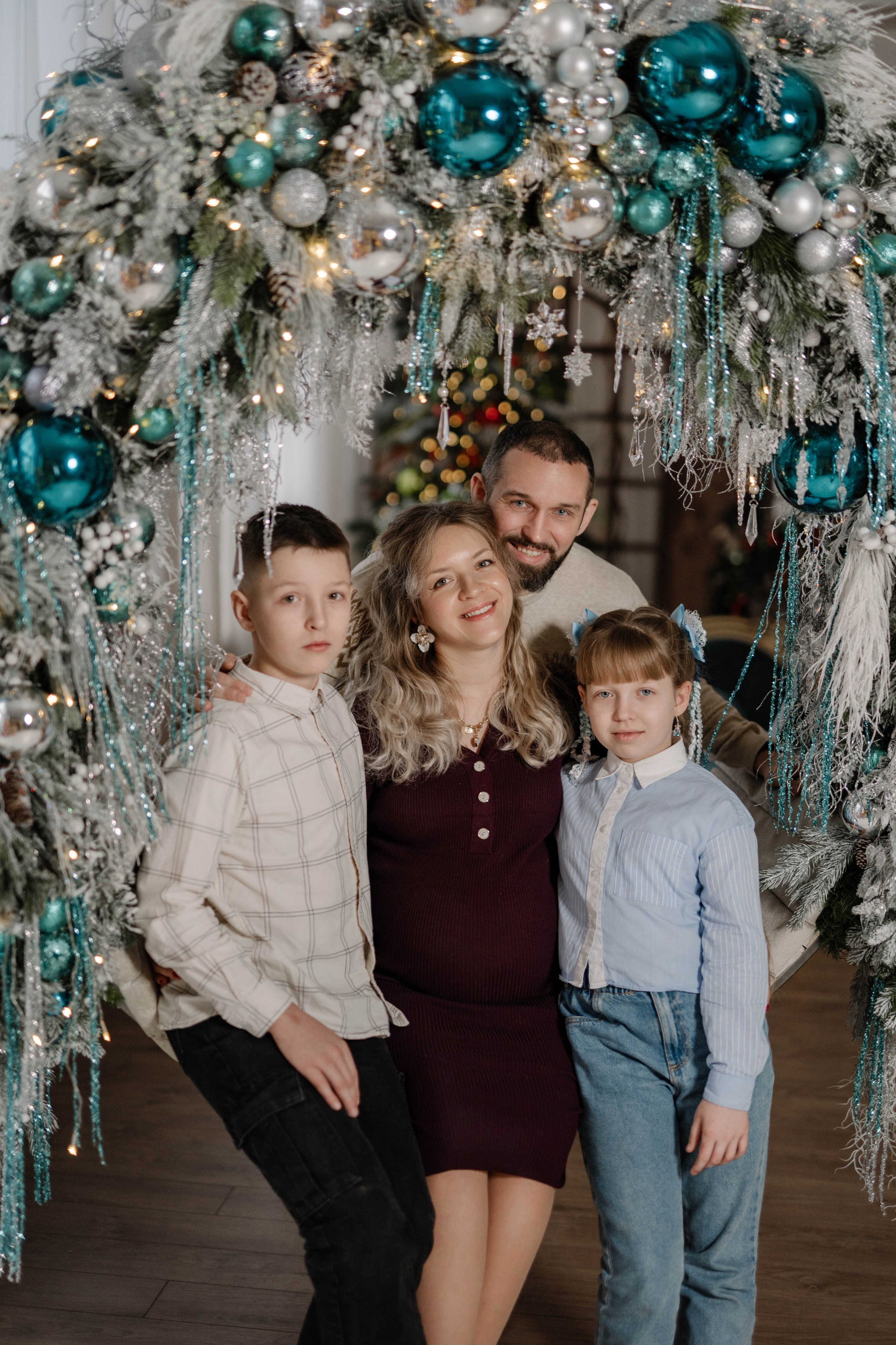 Семейная новогодняя съемка. Свадебный и семейный фотограф в Калуге Анна Киреева