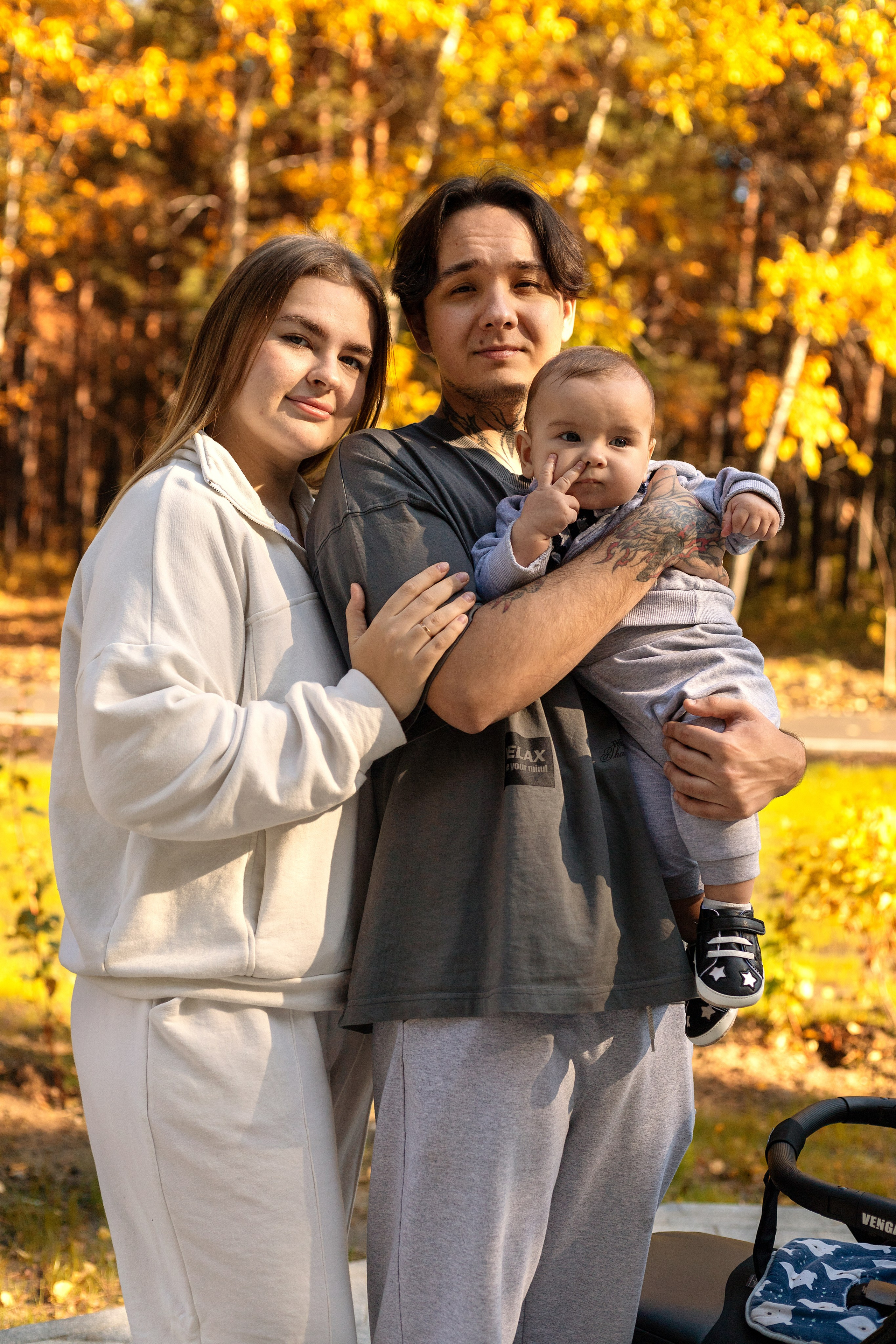 Семейная осенняя фотосессия. Фотограф Ангарск Александра Зарубина