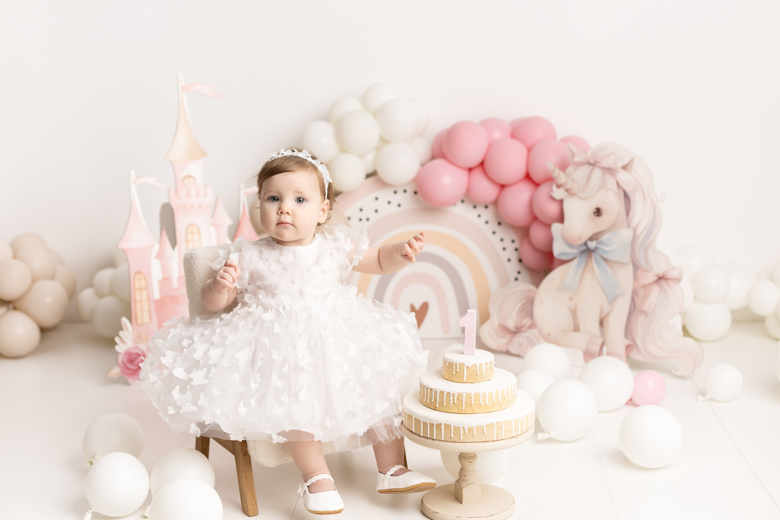 Фотосессия к первому дню рождения. Фотограф новорожденных, детский фотограф в г. Оренбурге Екатерина Козлова