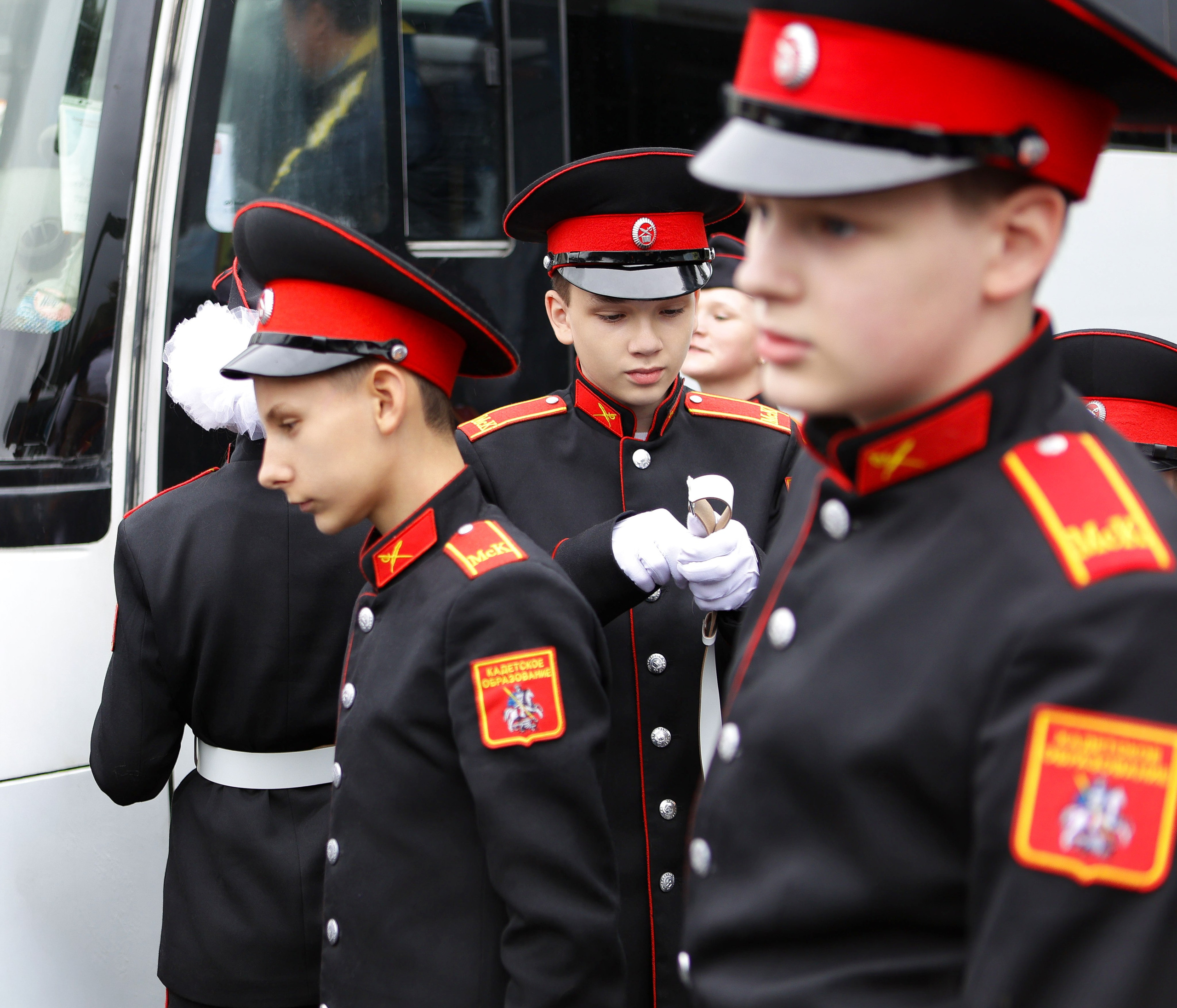 Подготовка к посвящению в кадеты в Первом Московском кадетском корпусе, Дипломатической кадетской школы. Выпускные альбомы и школьный фотограф в Подольске, Троицке, Щербинке, Москве и Московской области