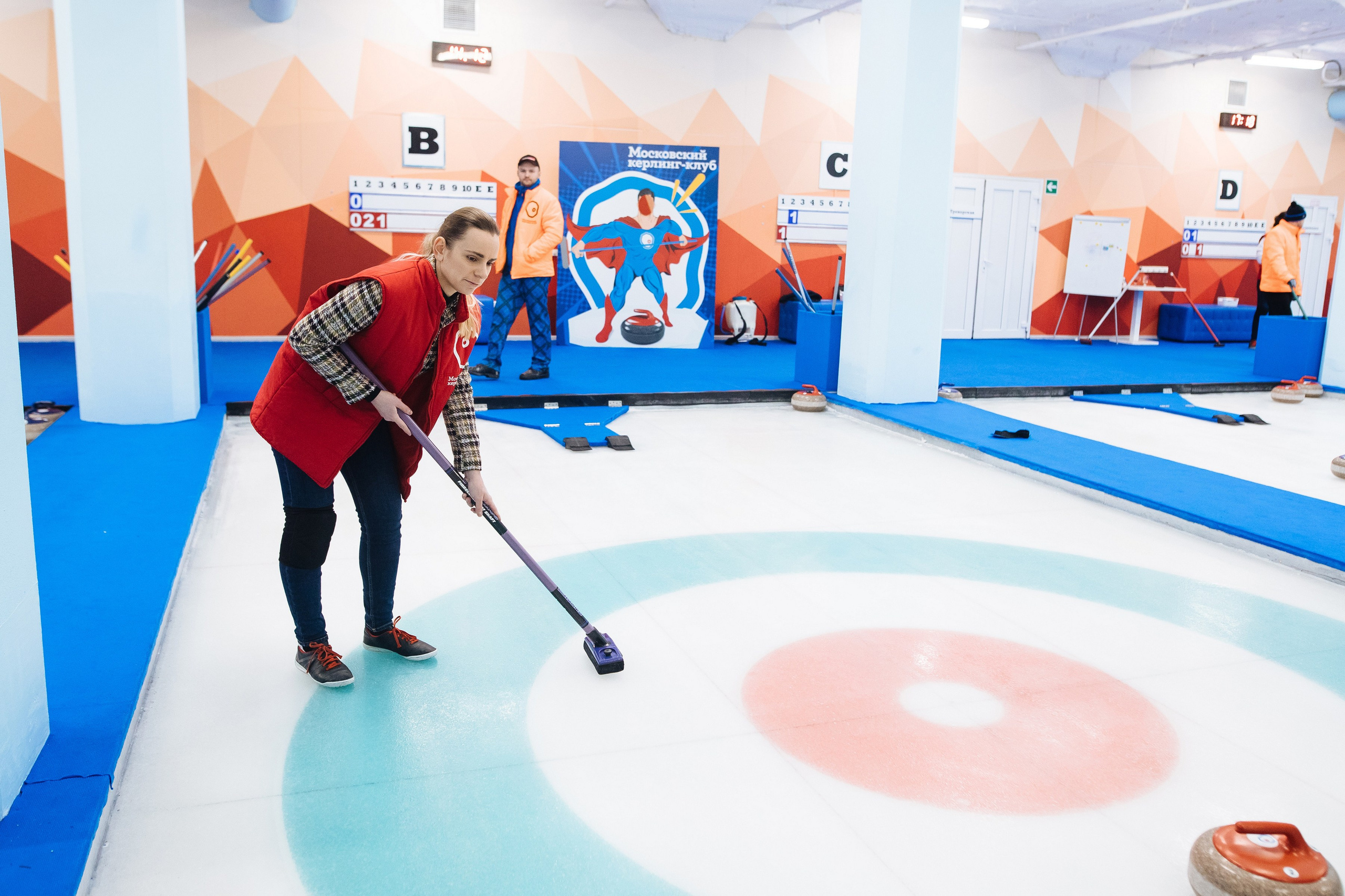 Корпоратив в кёрлинге. Свадебный и семейный фотограф Екатерина Иванова