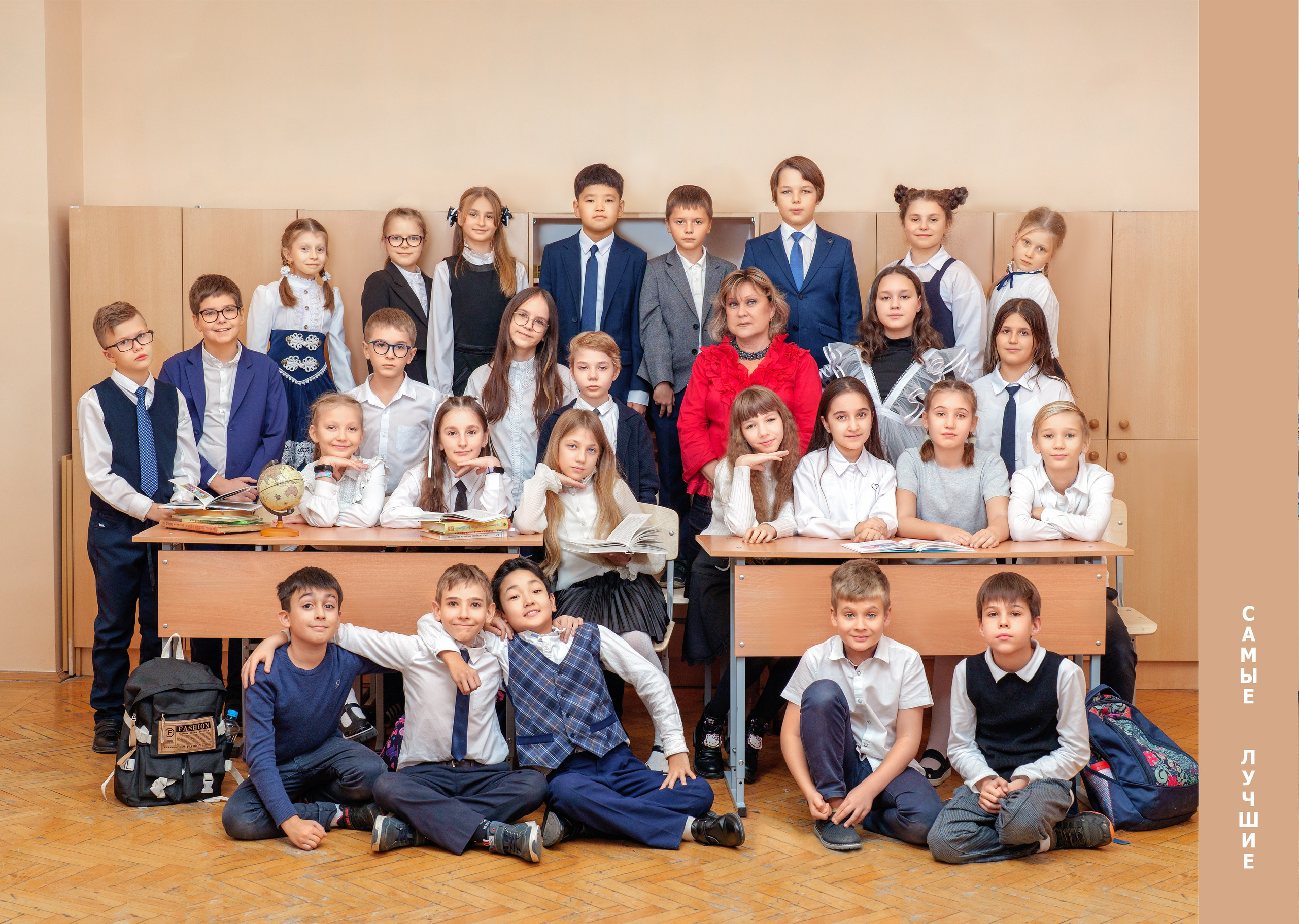 Общая фотография. Школьный фотограф и фотограф в детском саду