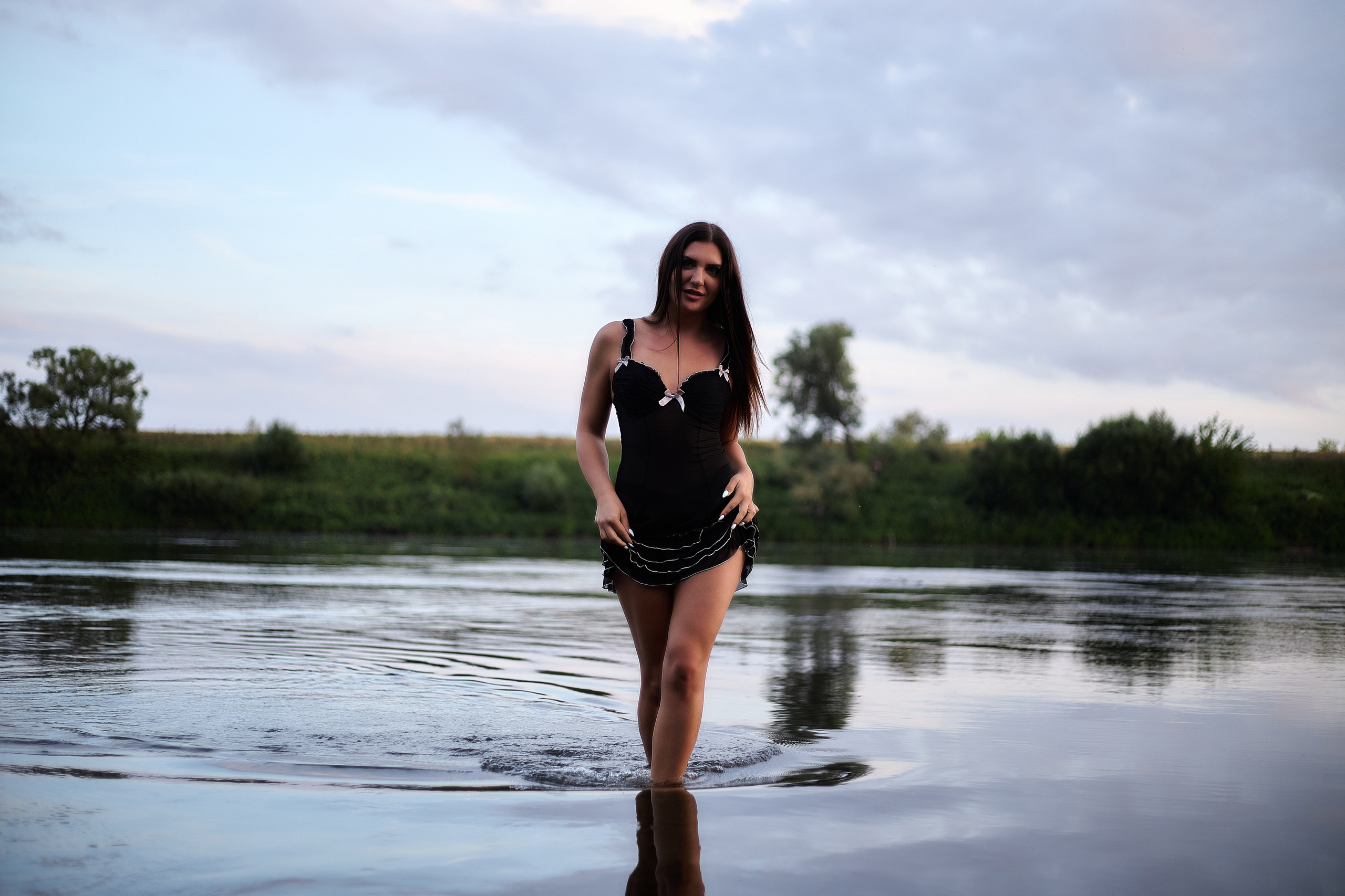 Оля, природа. Фотограф Игорь Михайлов