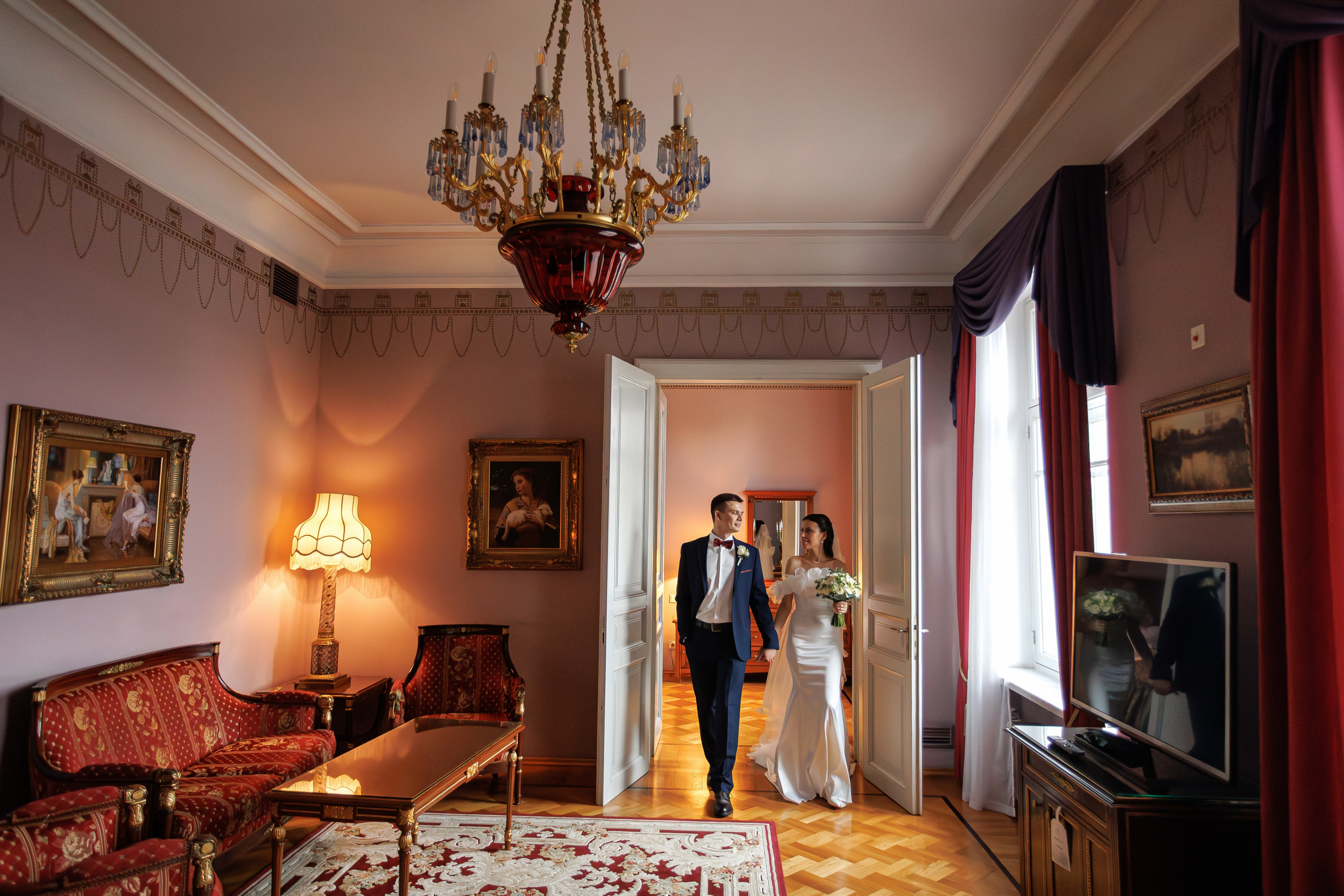 Свадьба в отеле Националь фотосессия