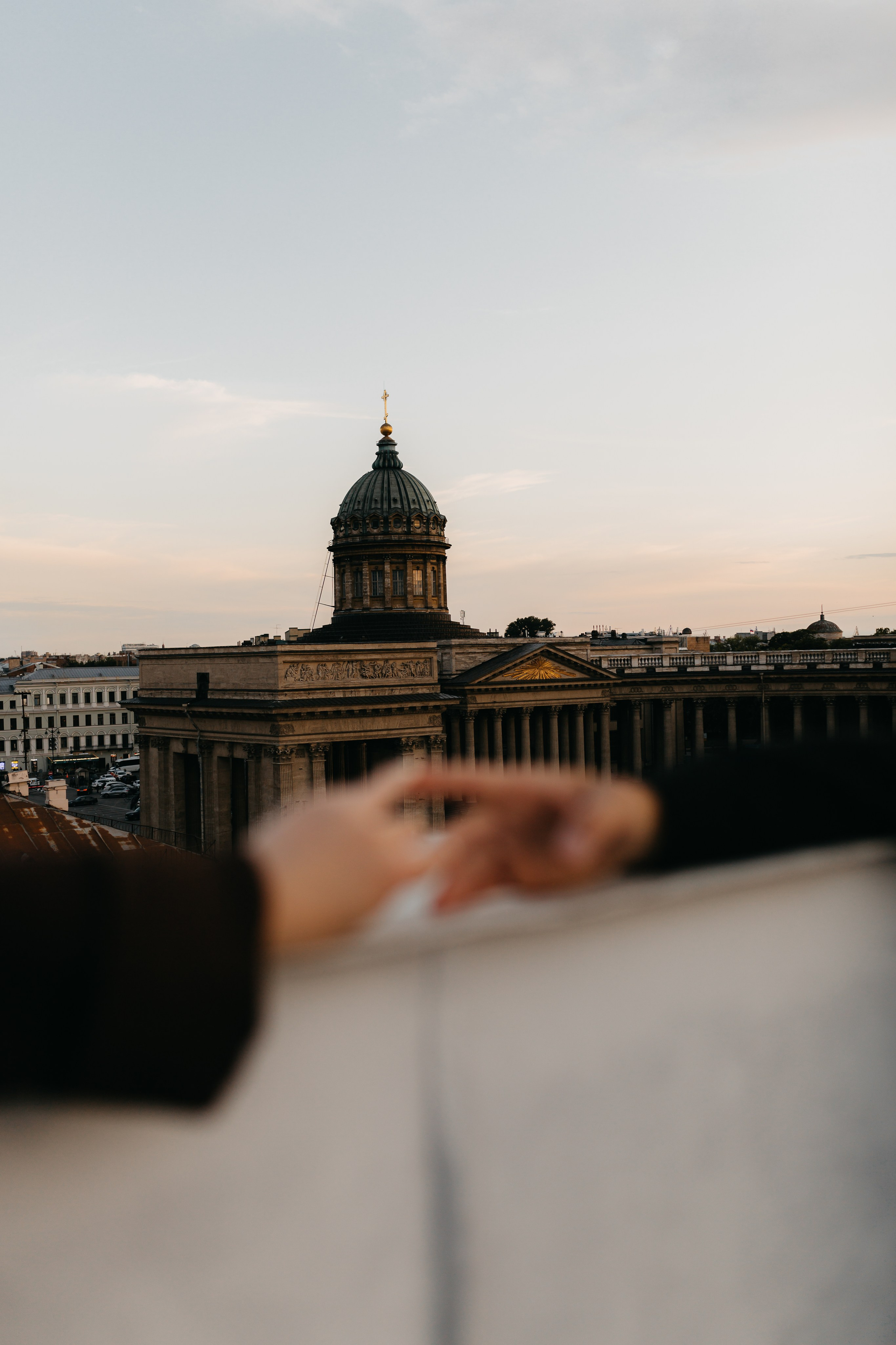 LoveStory на крышах Питера. Фотограф Санкт-Петербург Князева Елизавета