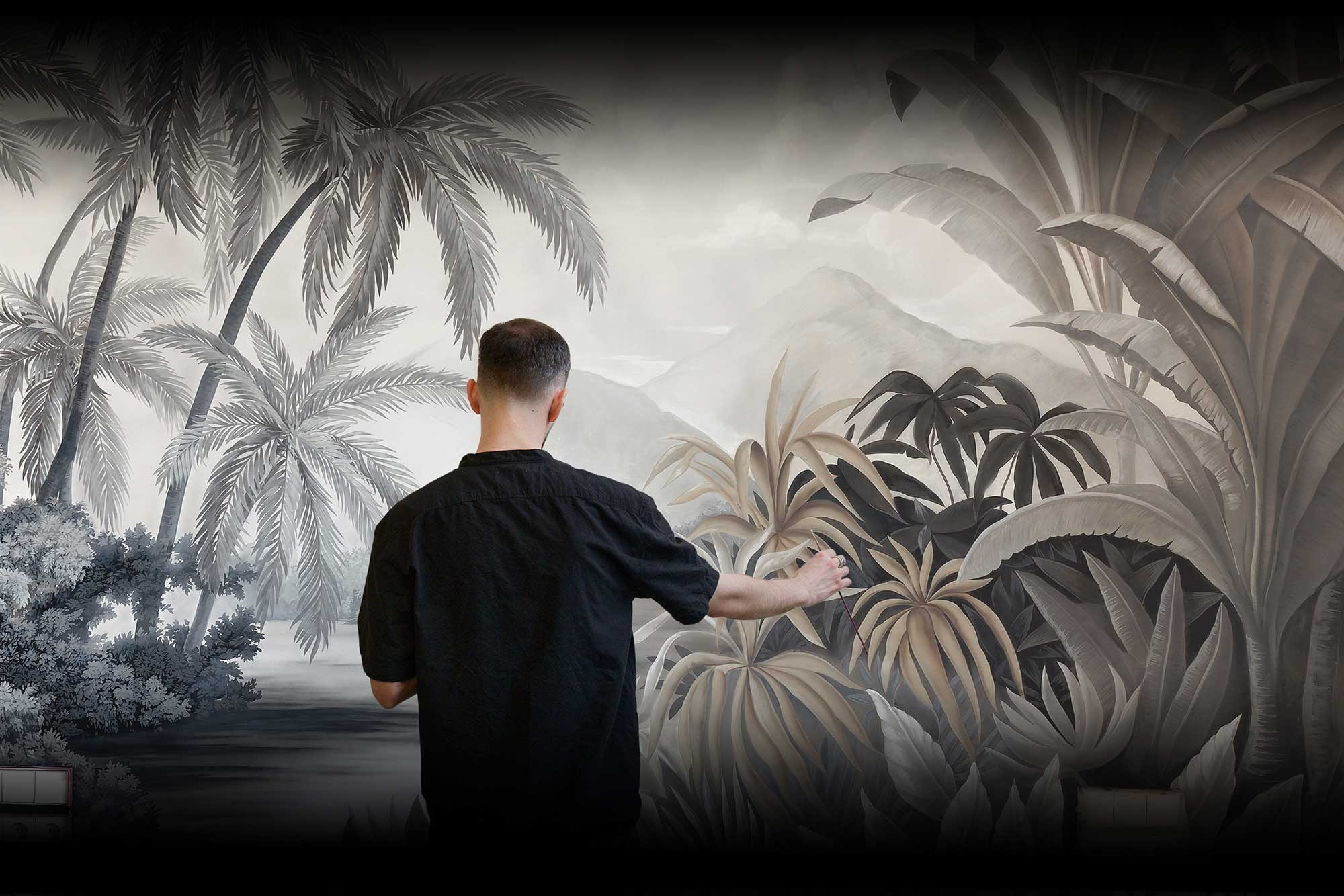 Роспись стен Москва — художник по росписи стен Долгополов Юрий