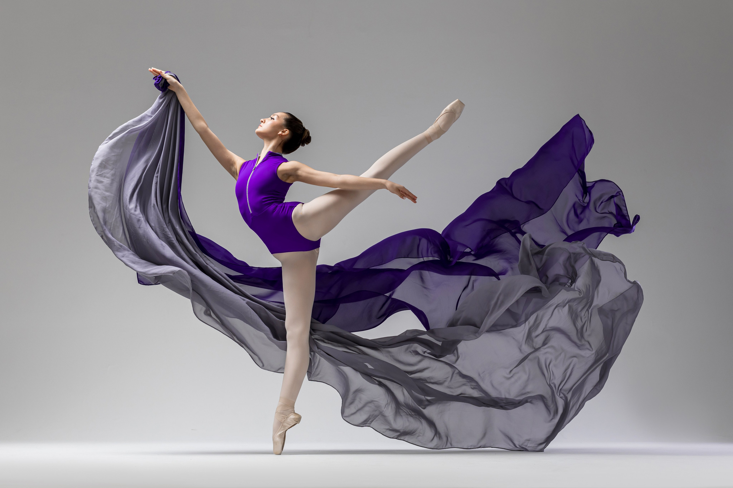 Балетная съёмка на белой циклораме и фонах. Балетный фотограф Алина Ханько — Душа Балета