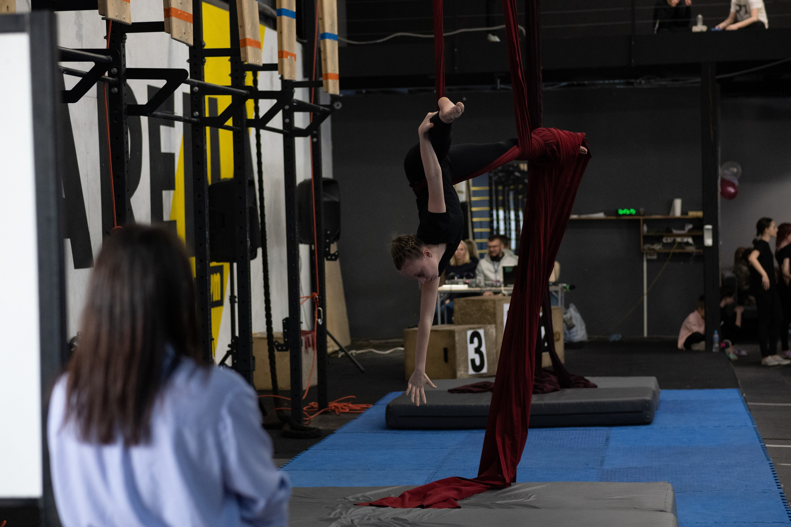 Внутриклубные соревнования по воздушной гимнастике 02.04.23