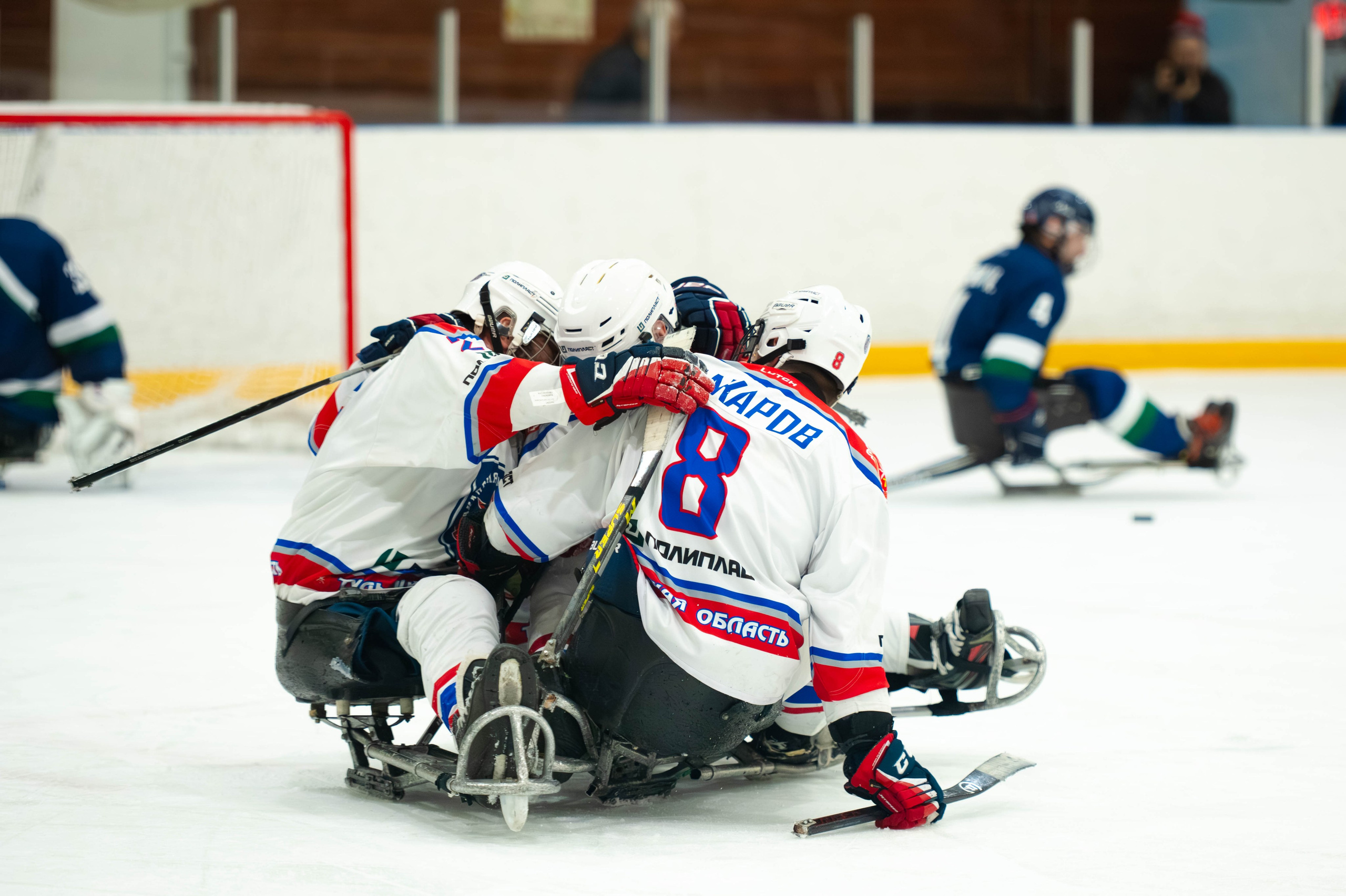 ЧР по хоккею следж. Алексин, 2025. Спортивный фотограф в Туле и Тульской области. Файсханова Фото Спорт