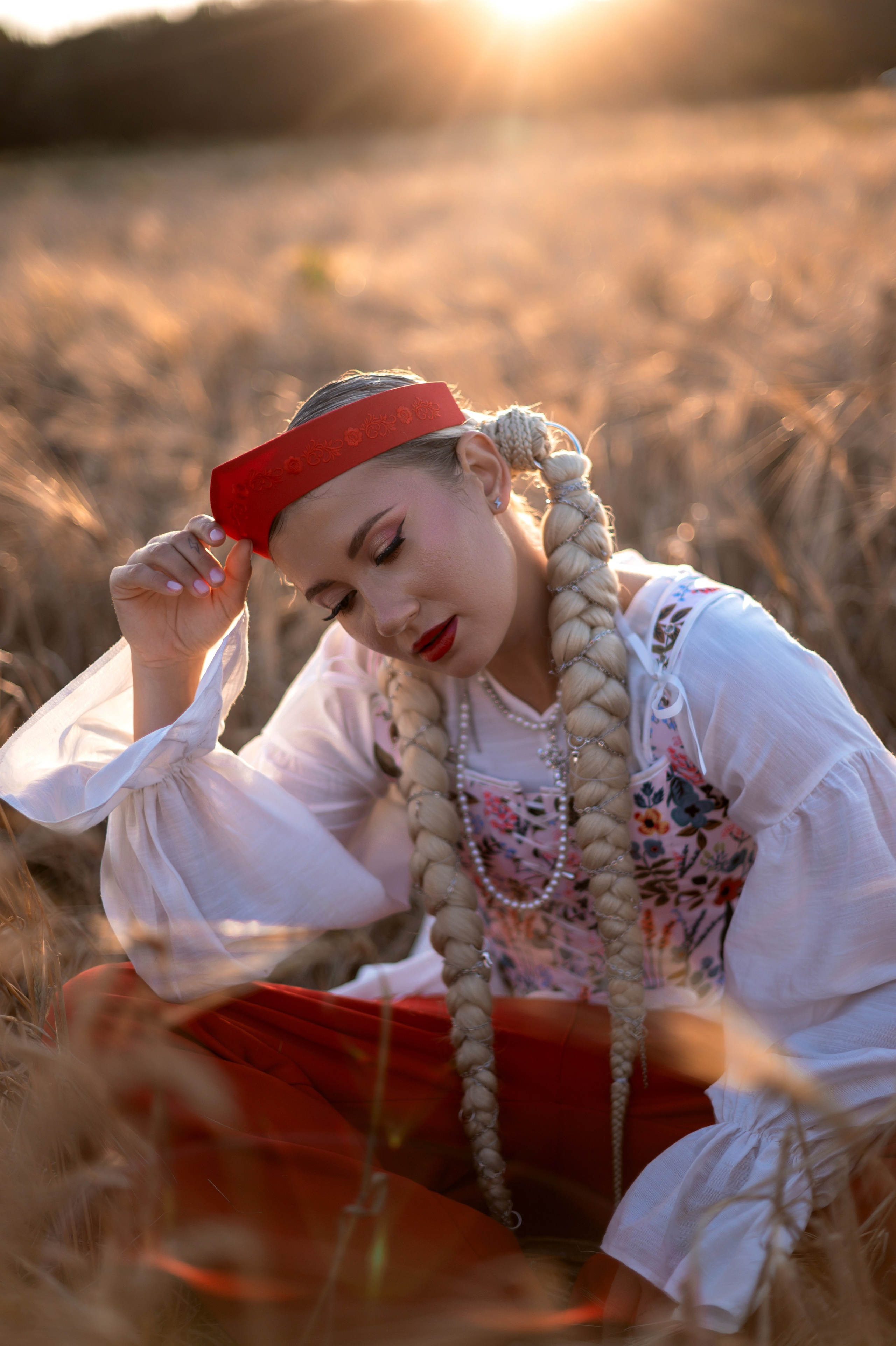 Катюша в поле). Спортивный фотограф в Туле и Тульской области. Файсханова Фото Спорт