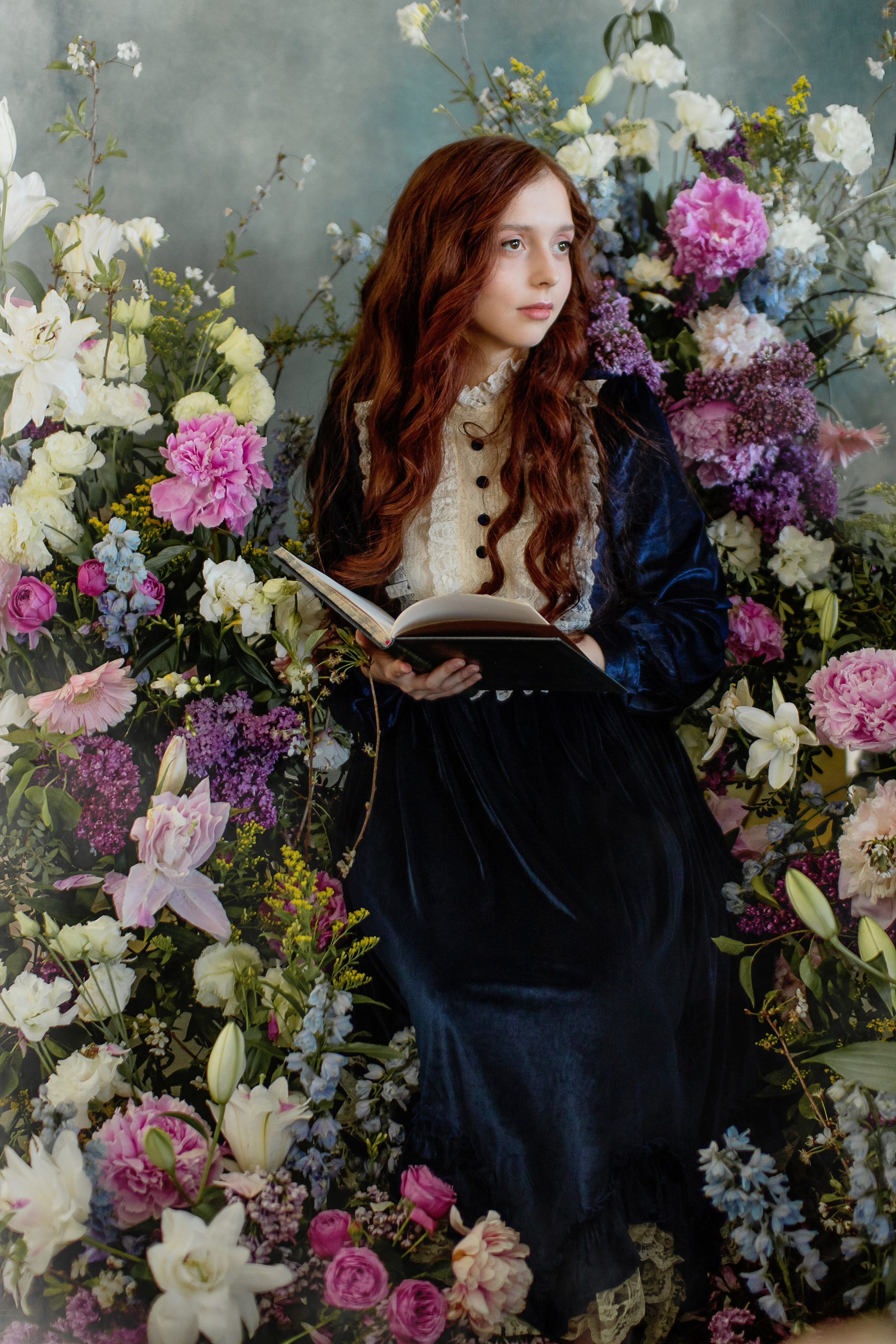 Девушка в цветах