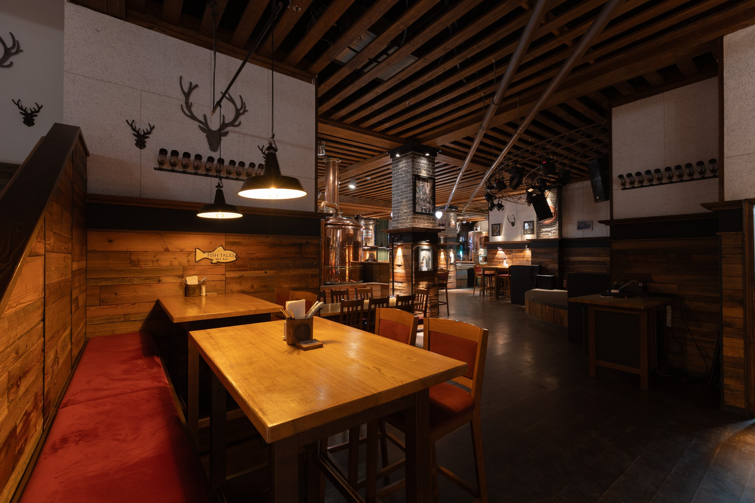 Съемка ресторана PAULANER в городе Краснодар. Архитектурный и интерьерный фотограф в Краснодаре | Дмитрий Демской