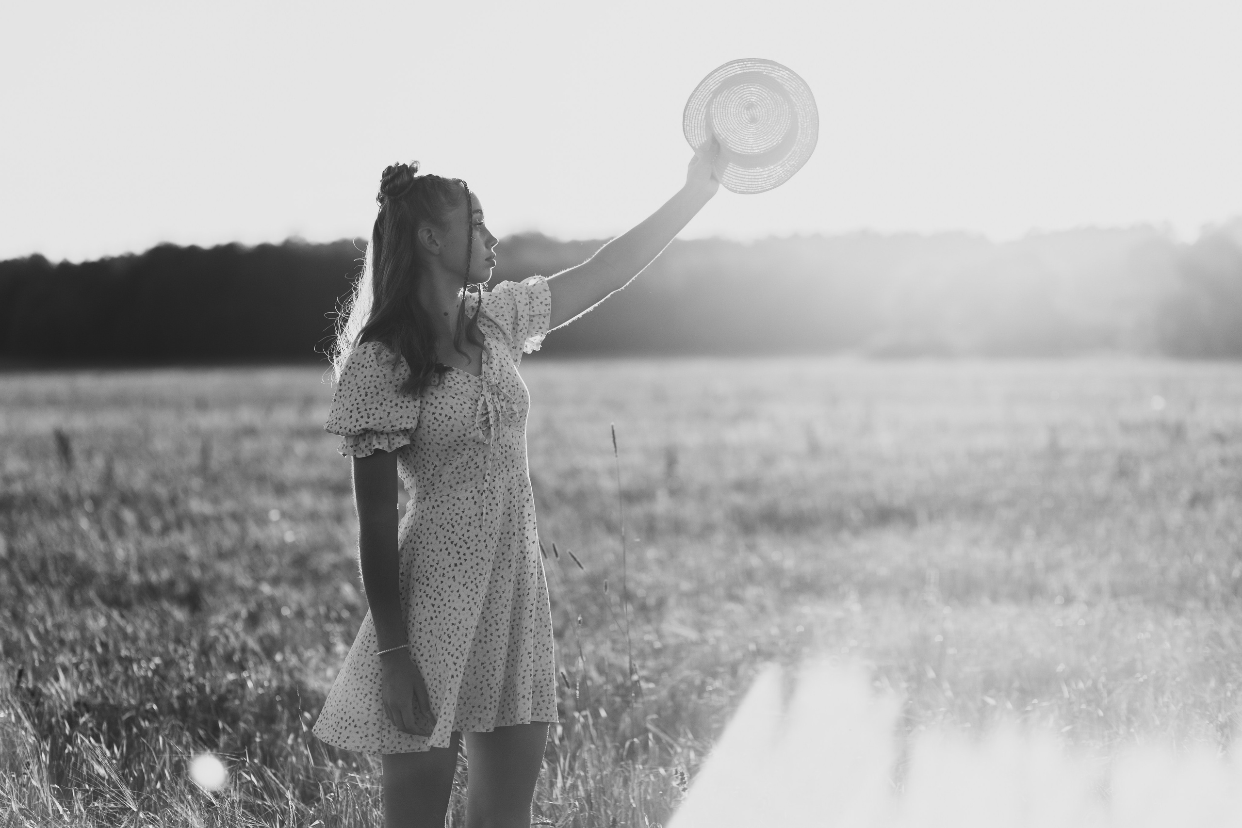 Фотосессия в поле. Семейный и женский фотограф в Москве Надежда Воробьева