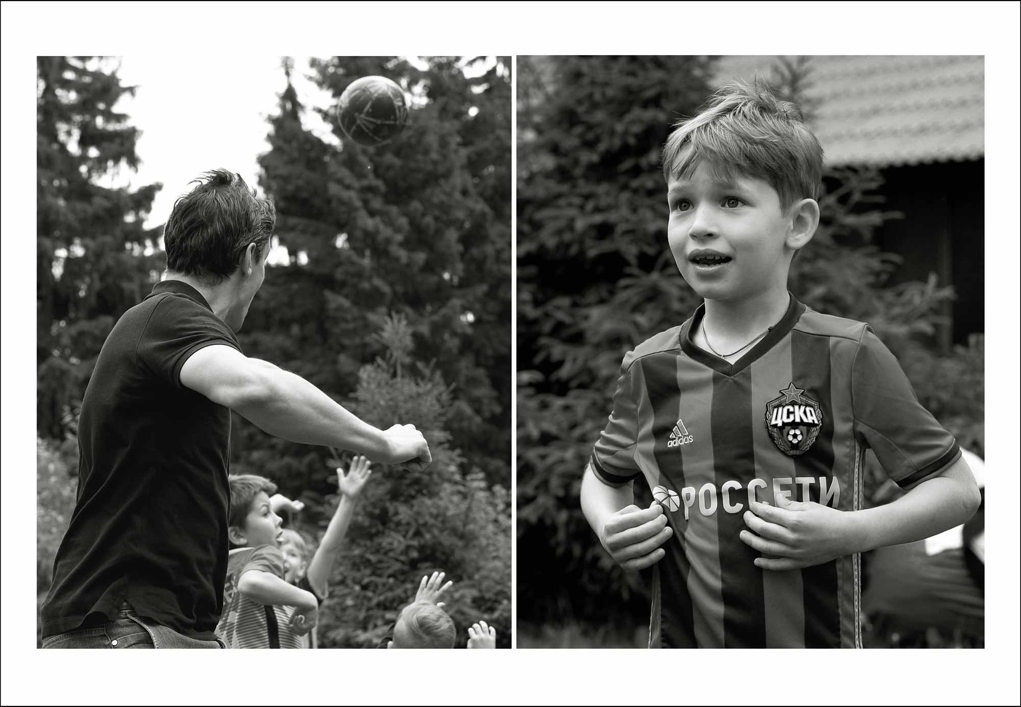 детский спортивный портрет