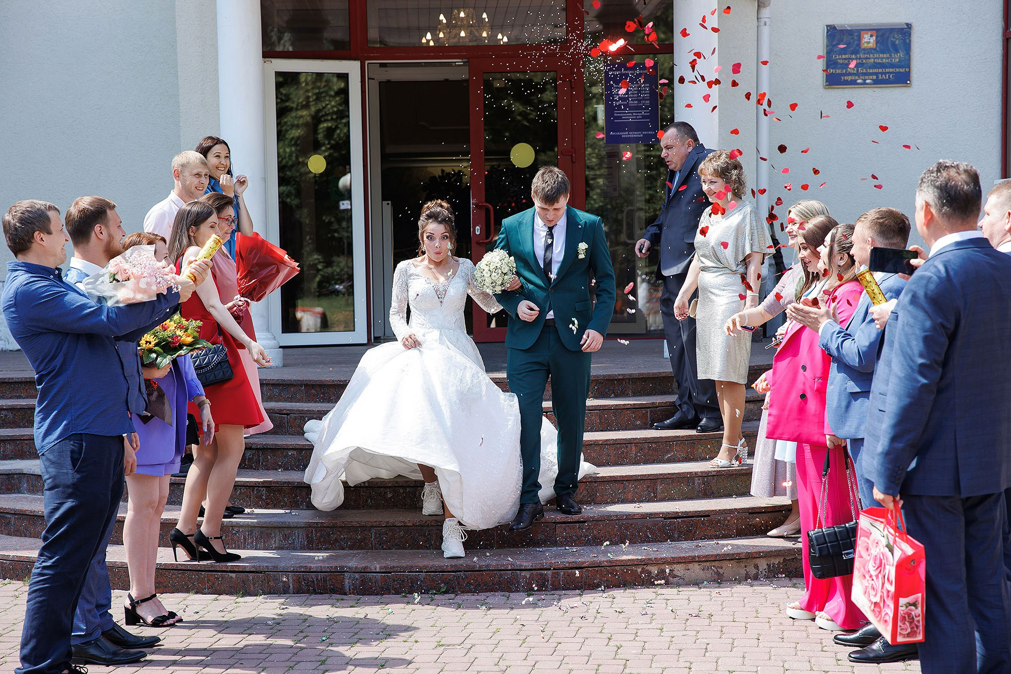 Регистрация в ЗАГСе и выездная. Свадебная съемка. Фотограф в Москве Валерий Боцман